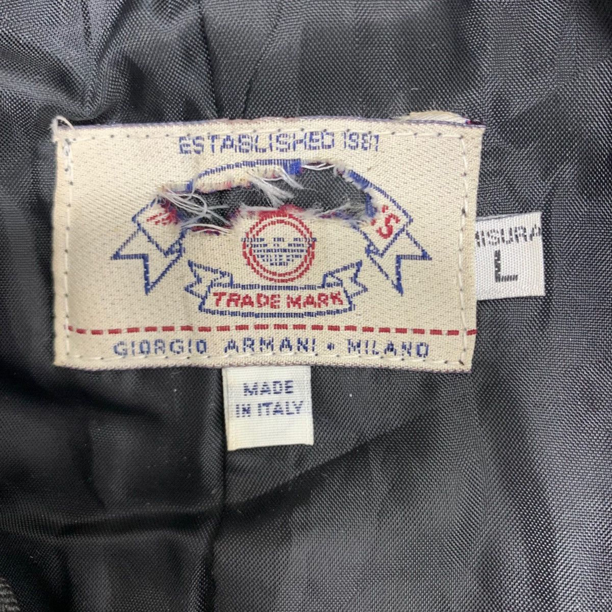 Armani Collezioni Vintage Designer Giorgio Armani Coat Jacket Size US L / EU 52-54 / 3 - 3 Thumbnail