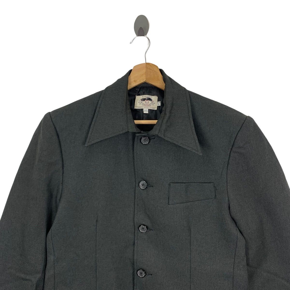 Armani Collezioni Vintage Designer Giorgio Armani Coat Jacket Size US L / EU 52-54 / 3 - 2 Thumbnail