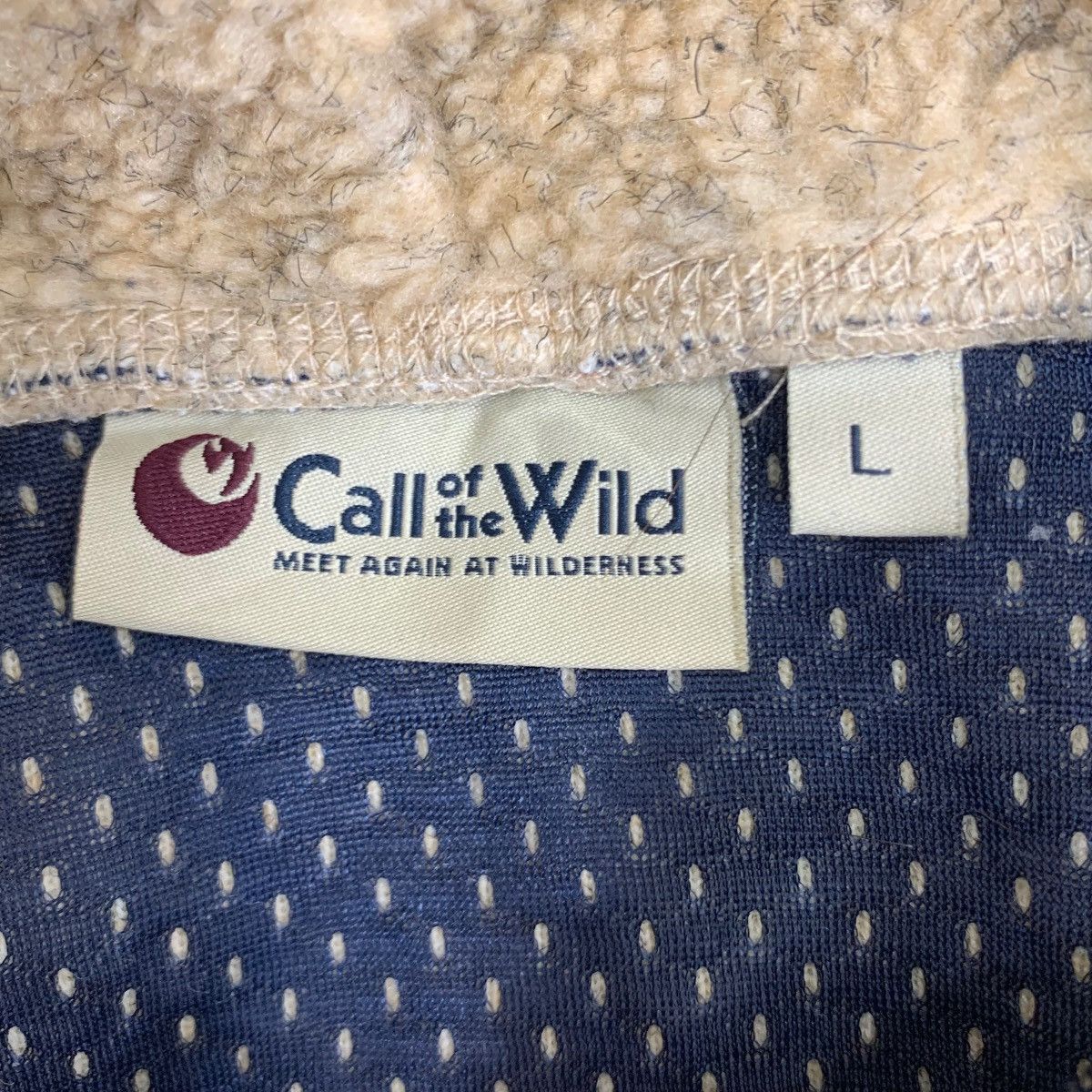Vintage Vintage 90s Call Of The Wild Fleece Hoodie Zipper Jacket Size US S / EU 44-46 / 1 - 6 Thumbnail