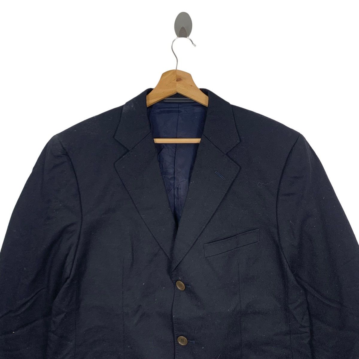 Ermenegildo Zegna Vintage Designer Emilio Zegna Coat Jacket Size US M / EU 48-50 / 2 - 2 Thumbnail