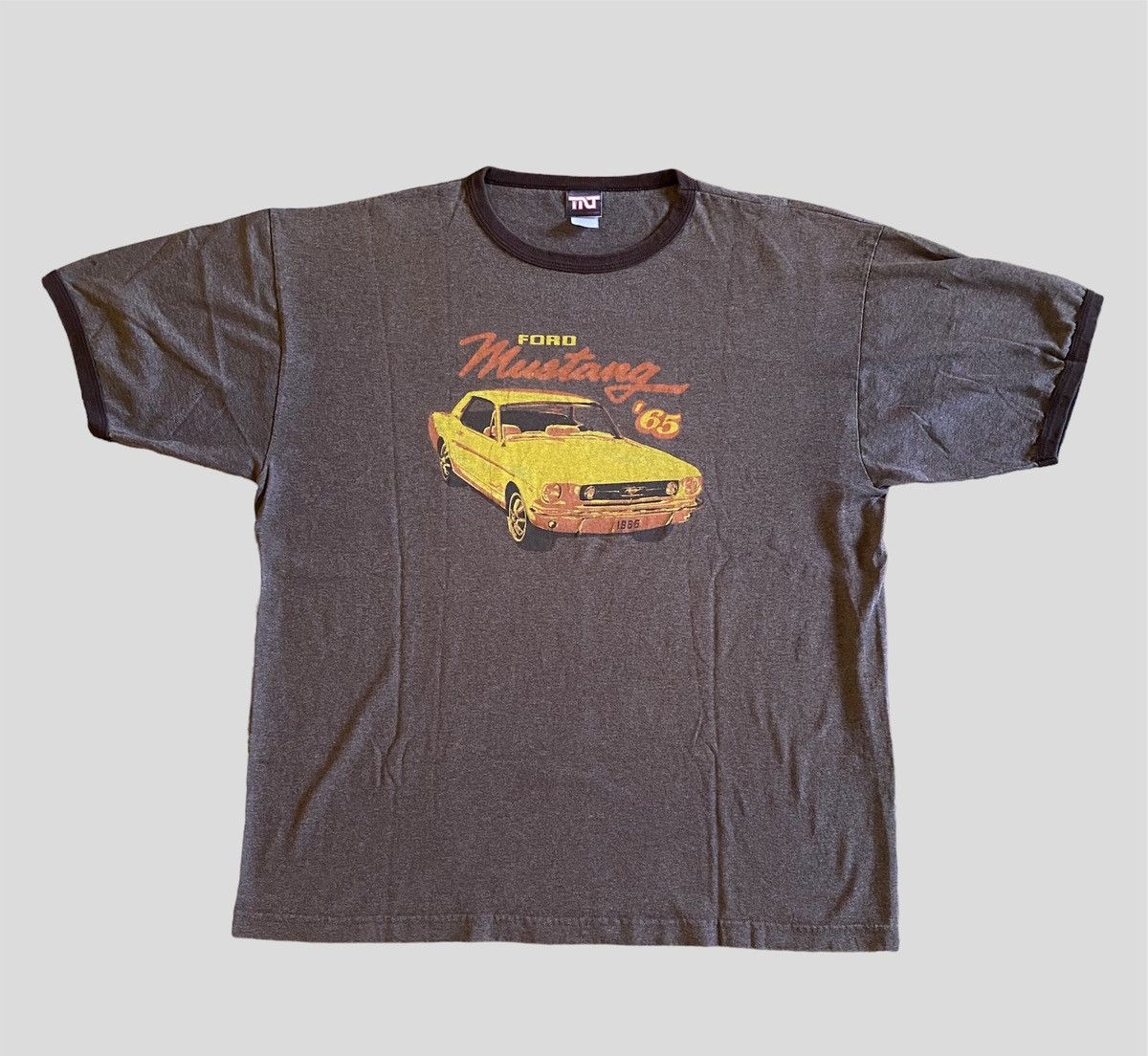 Vintage Vintage Ford Mustang Ringer Tee Size US XL / EU 56 / 4 - 1 Thumbnail