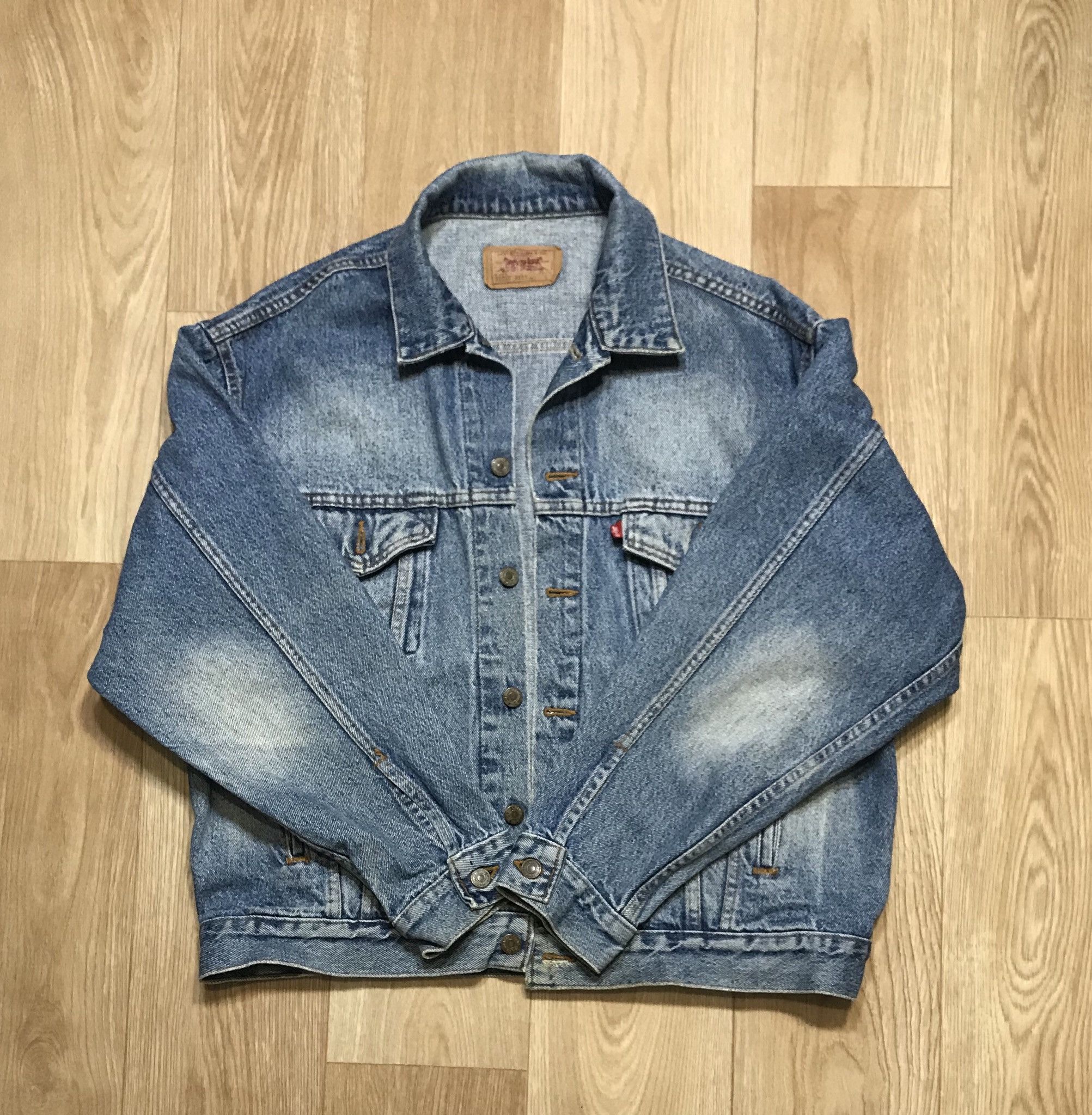 Levi s Jean Denim Truckers Jacket 70507 4895 Made In U.S.A. Denim Jackets