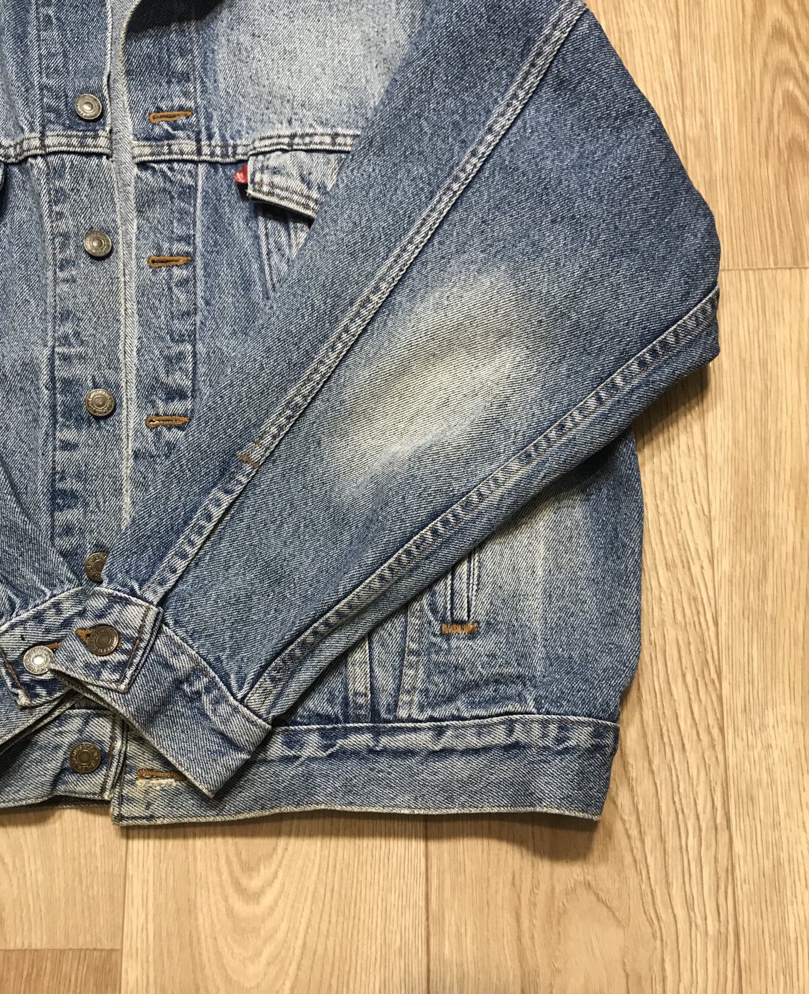 Levi's Levi's Jean Denim Truckers Jacket 70507-4895 Made In U.S.A. Size US L / EU 52-54 / 3 - 5 Thumbnail