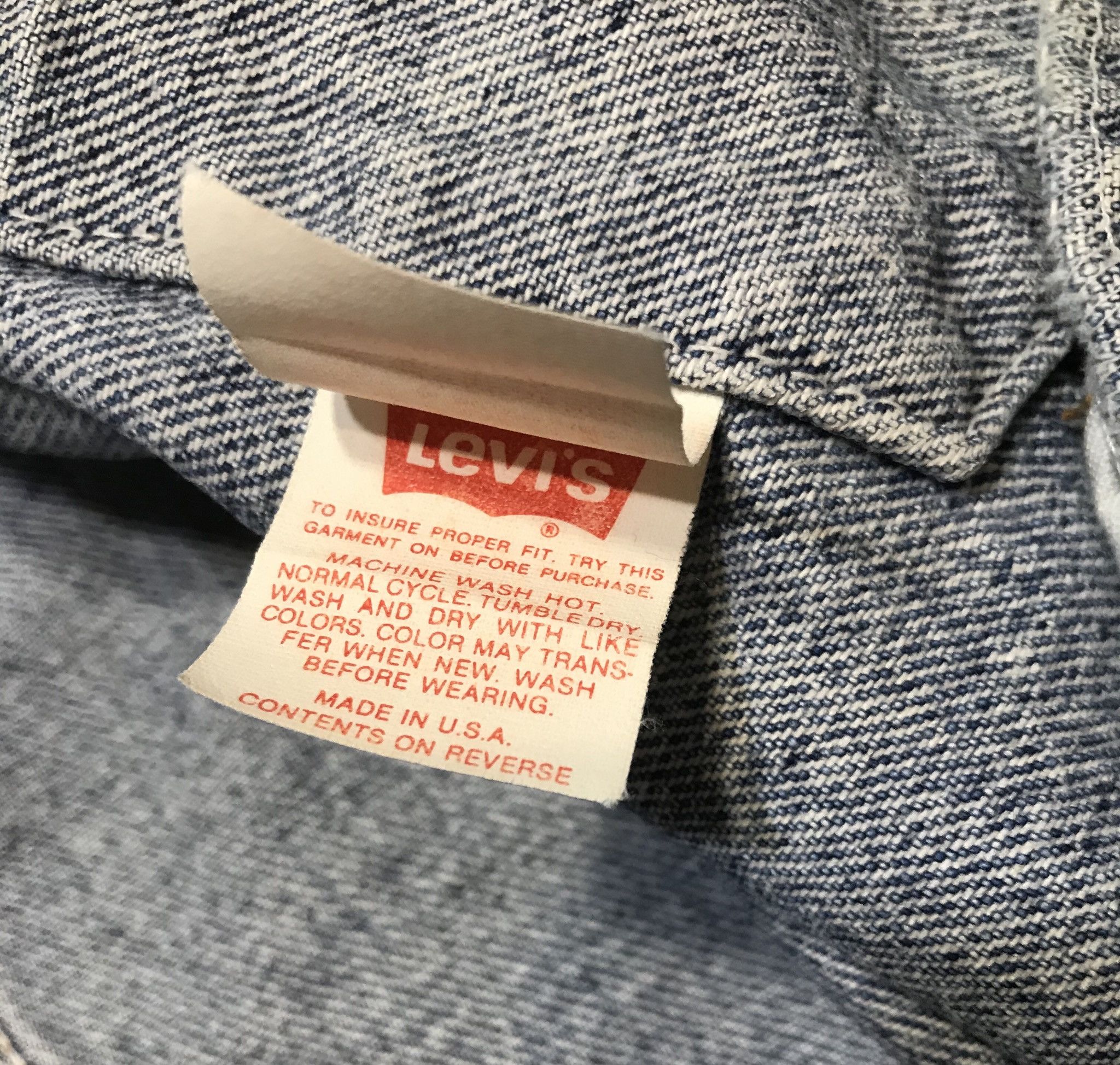 Levi's Levi's Jean Denim Truckers Jacket 70507-4895 Made In U.S.A. Size US L / EU 52-54 / 3 - 10 Thumbnail
