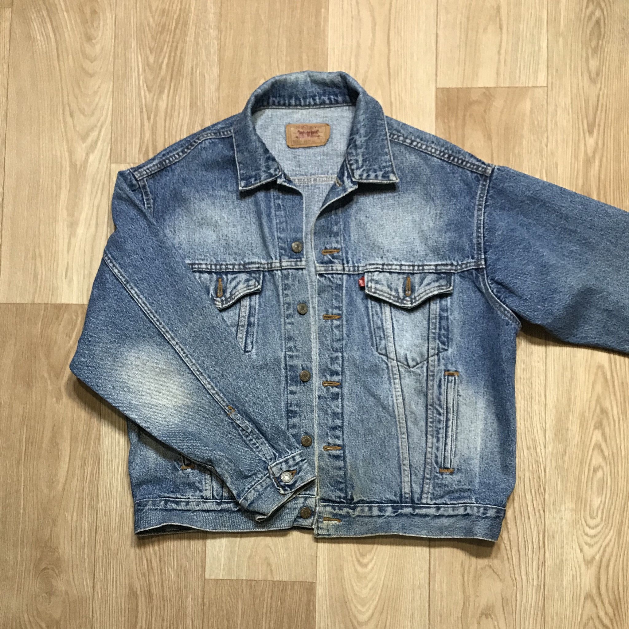 Levi's Levi's Jean Denim Truckers Jacket 70507-4895 Made In U.S.A. Size US L / EU 52-54 / 3 - 2 Thumbnail