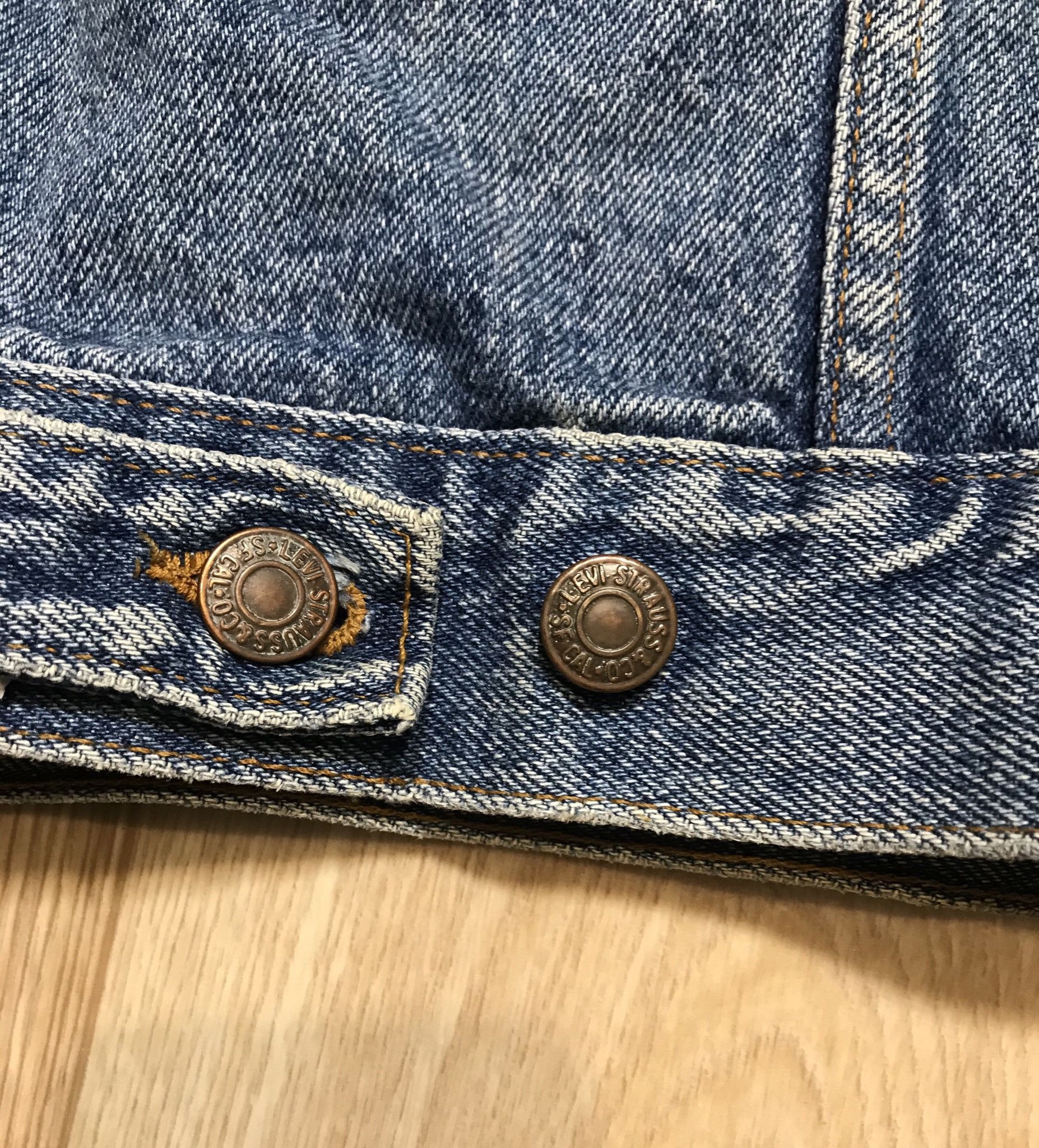 Levi's Levi's Jean Denim Truckers Jacket 70507-4895 Made In U.S.A. Size US L / EU 52-54 / 3 - 13 Thumbnail