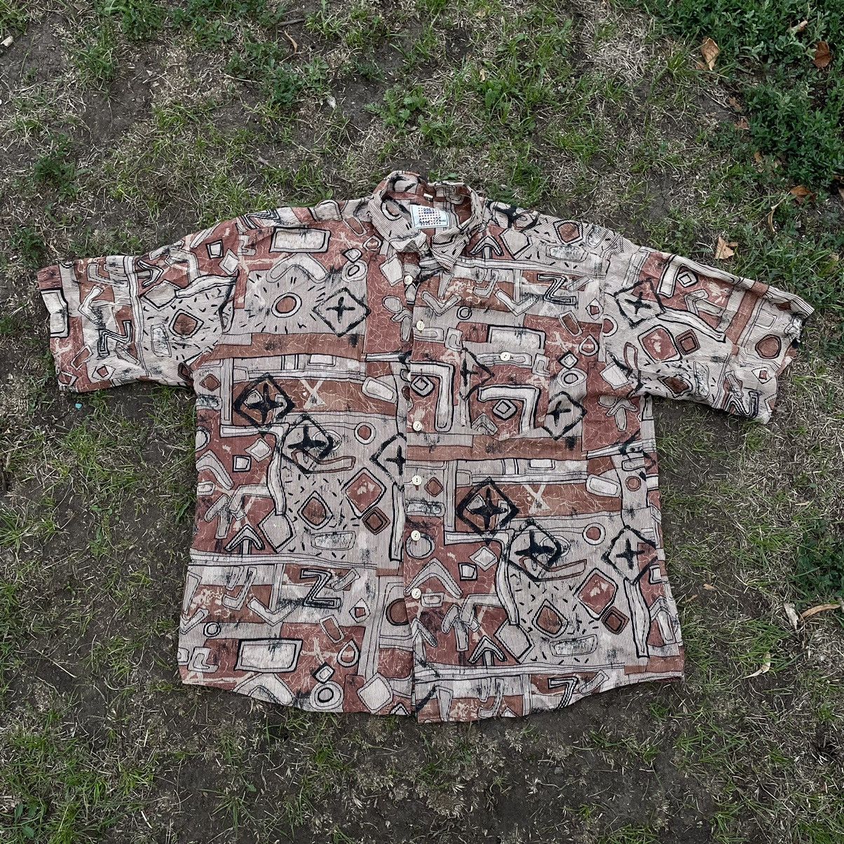 Band Tees Vintage 90s Aloha Wear Hawaiian Shirt Summer American Flower Size US XXL / EU 58 / 5 - 1 Thumbnail