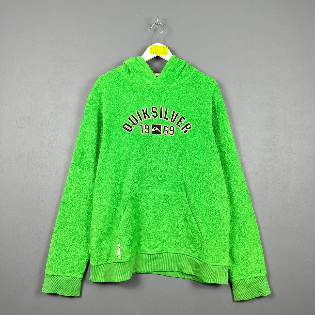 Vintage Quiksilver 1969 Embroidered Logo Fleece Sweatshirt
