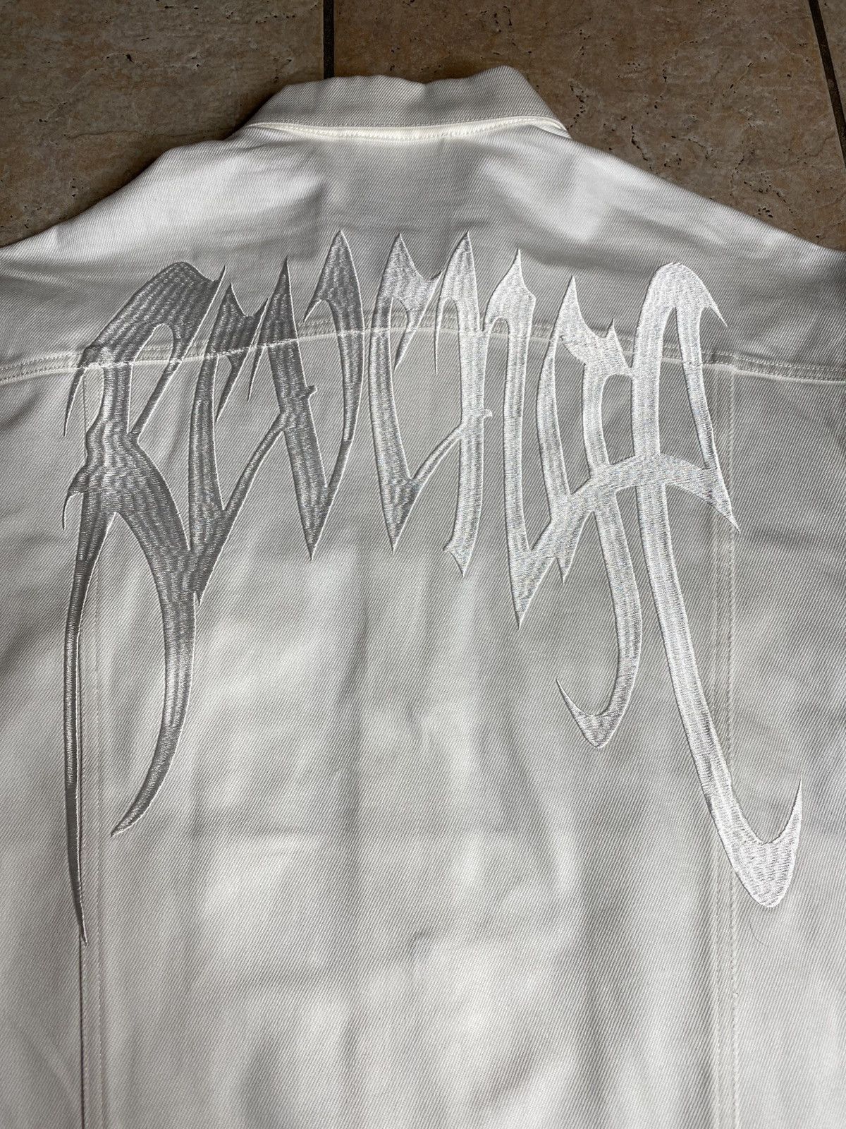 Other SAMPLE Revenge White Denim Jacket Size US L / EU 52-54 / 3 - 13 Thumbnail