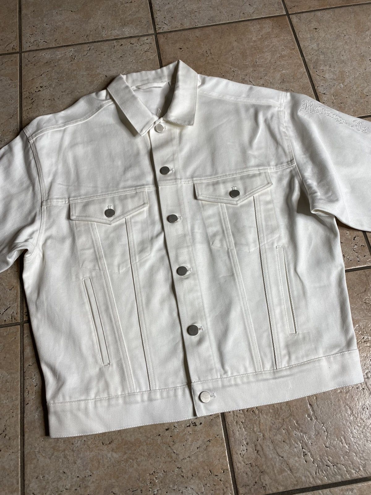 Other SAMPLE Revenge White Denim Jacket Size US L / EU 52-54 / 3 - 4 Thumbnail