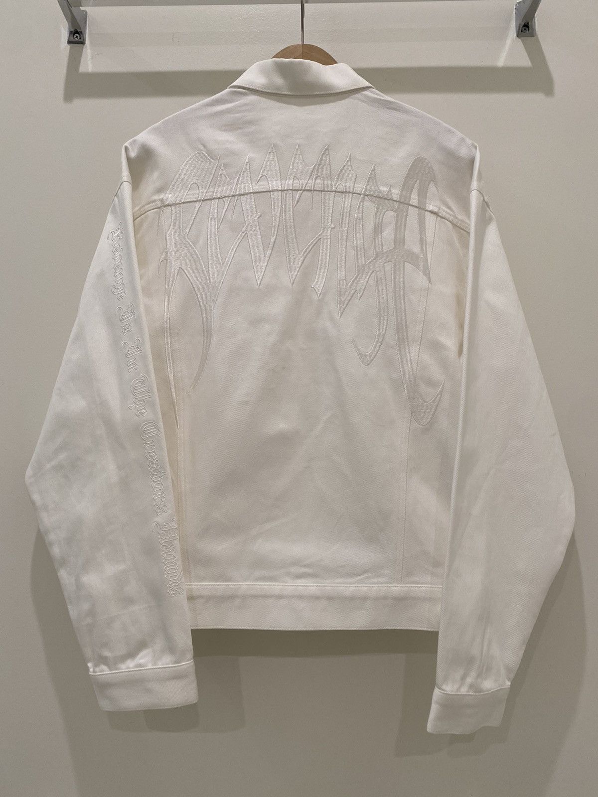 Other SAMPLE Revenge White Denim Jacket Size US L / EU 52-54 / 3 - 1 Thumbnail