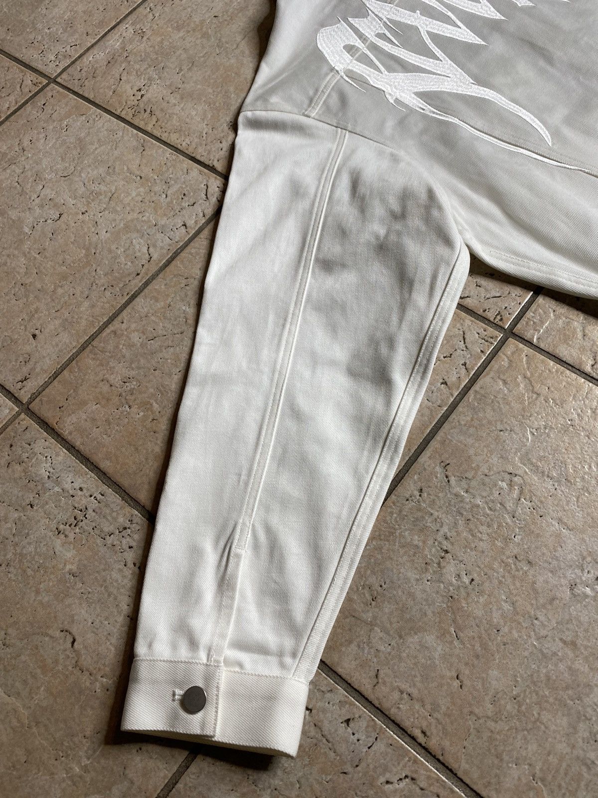 Other SAMPLE Revenge White Denim Jacket Size US L / EU 52-54 / 3 - 11 Thumbnail
