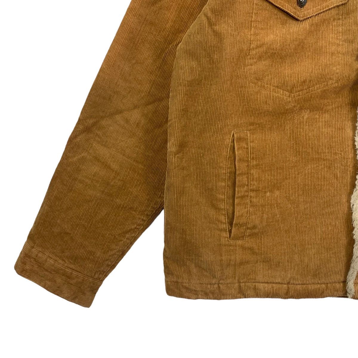 Vintage Vintage 90s CPS Sherpa Truckers Brown Jacket Size US L / EU 52-54 / 3 - 3 Thumbnail