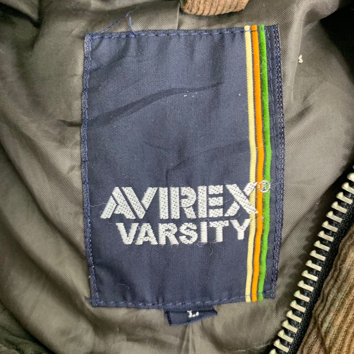 Avirex Vintage Avirex Varsity USN Zipper Jacket Size US L / EU 52-54 / 3 - 6 Thumbnail