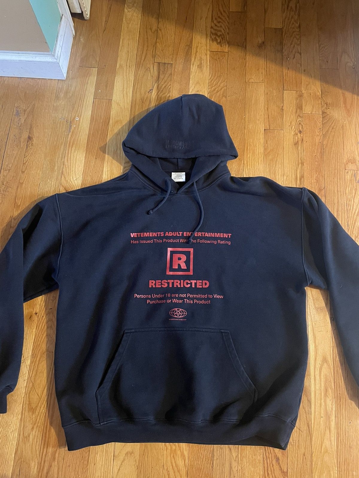 Vetements Vetements Limited Edition Rated R 18+ Hoodie | Grailed