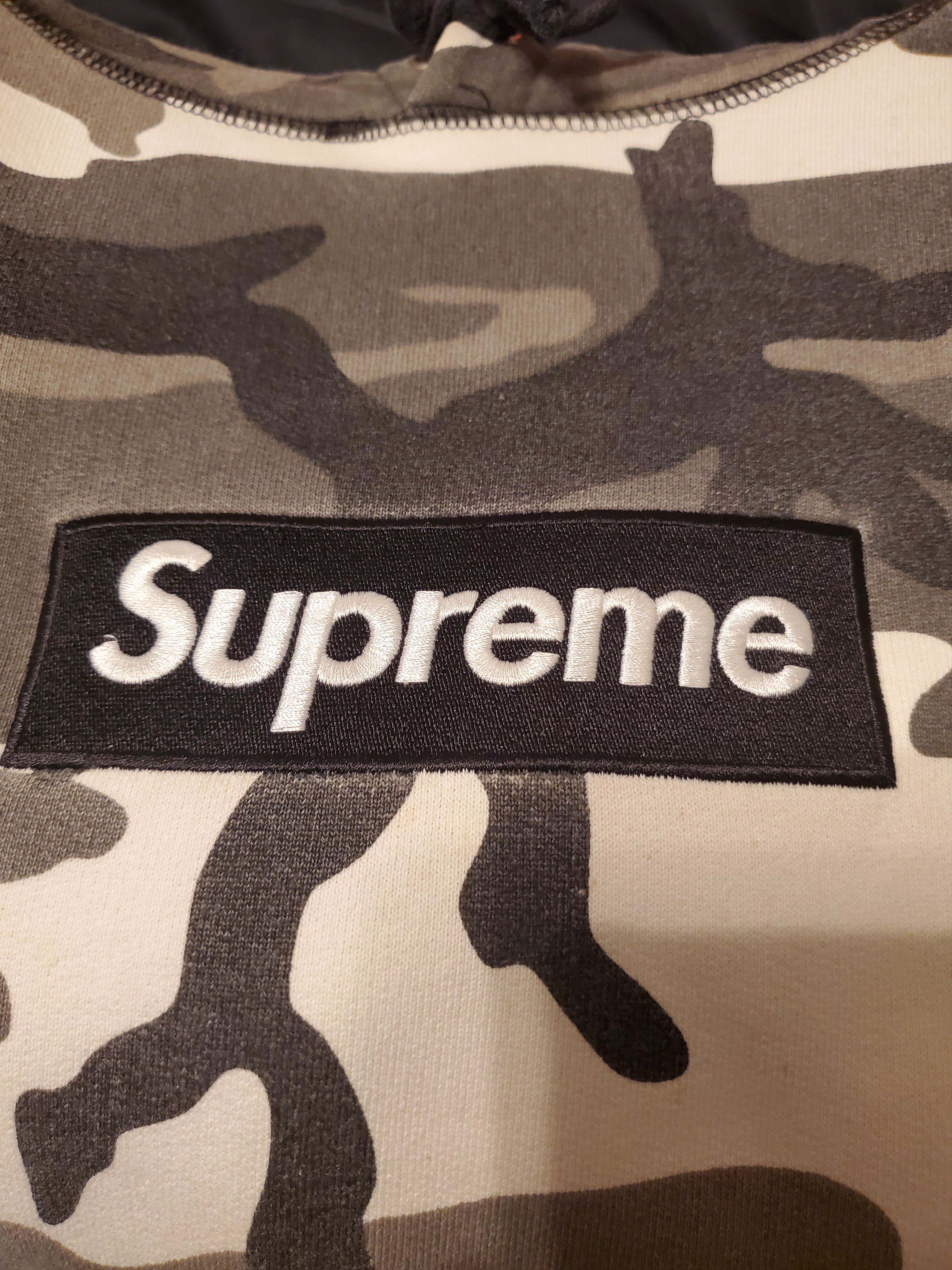 Supreme Supreme FW13 Snow Camo Box Logo Size US M / EU 48-50 / 2 - 3 Thumbnail