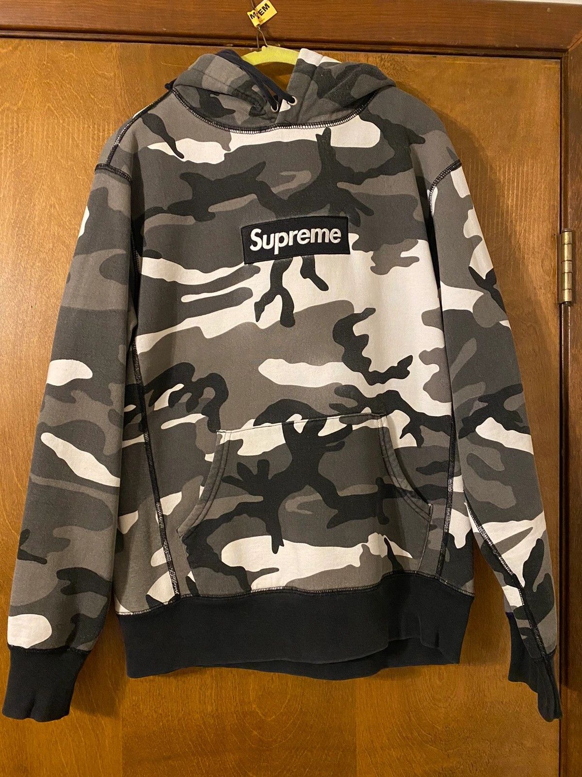 Supreme snow hot sale camo hoodie