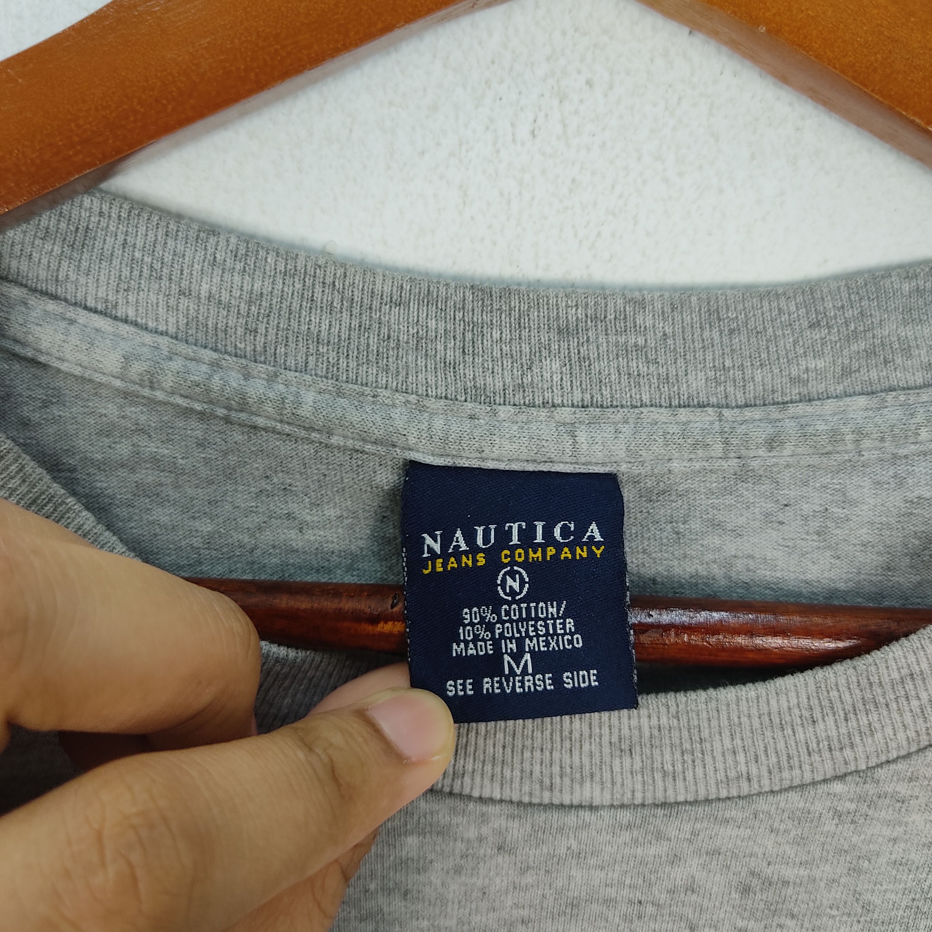 Nautica Vintage Nautica Long Sleeve T Shirt Size US M / EU 48-50 / 2 - 9 Thumbnail