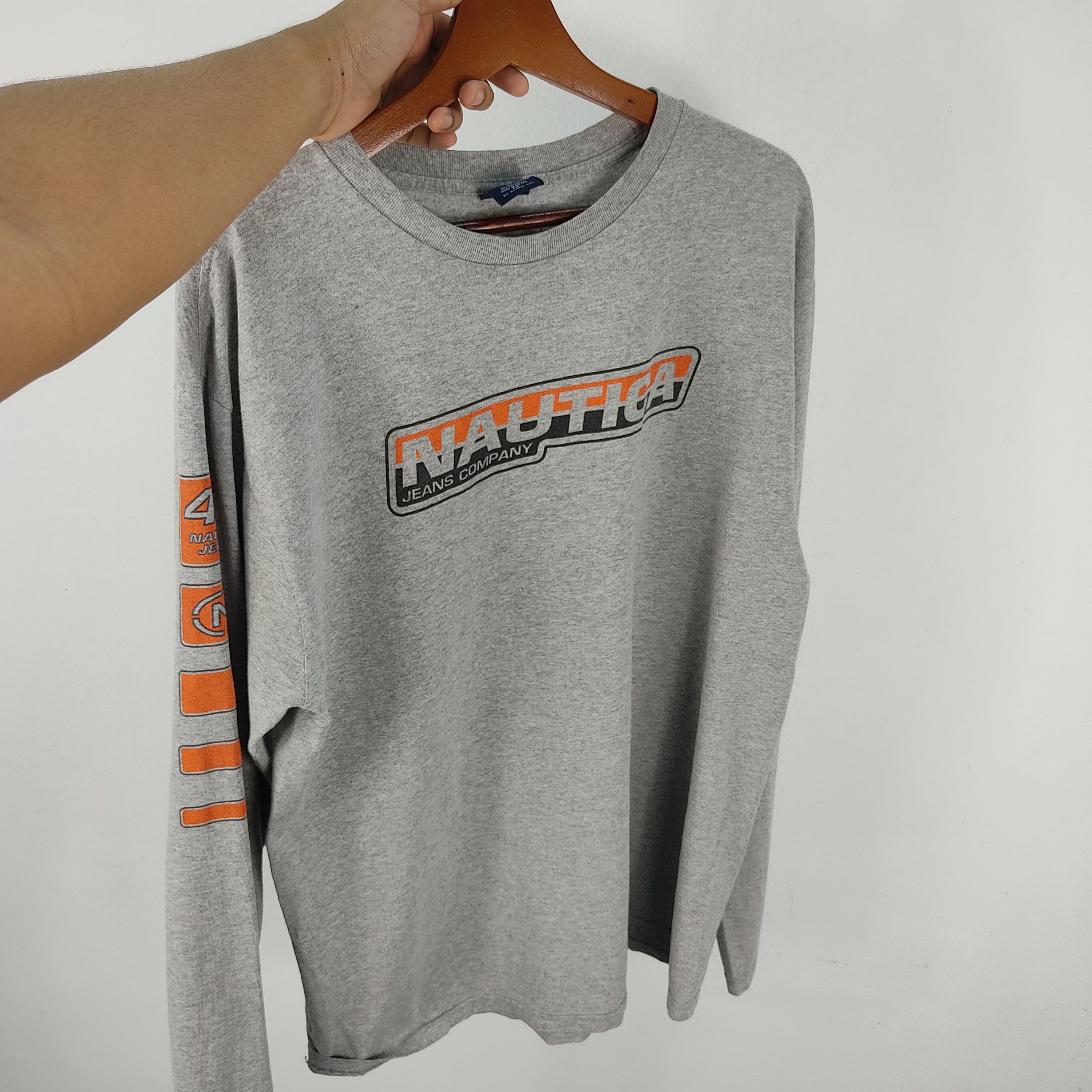 Nautica Vintage Nautica Long Sleeve T Shirt Size US M / EU 48-50 / 2 - 2 Thumbnail