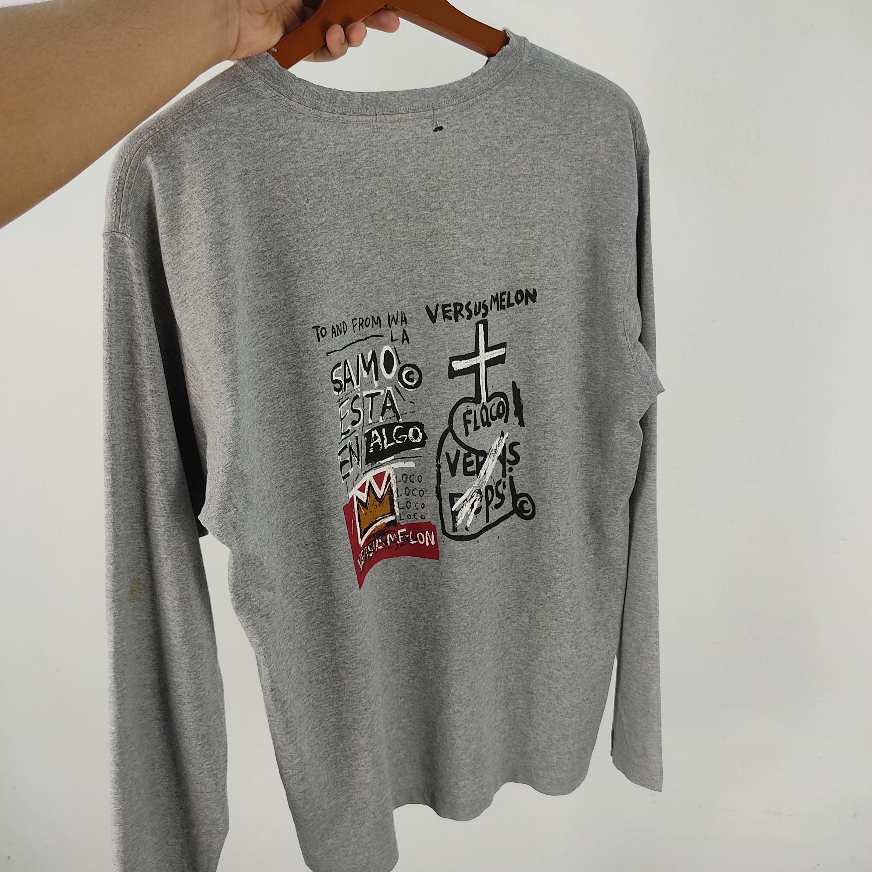 Japanese Brand Vintage Jean Michel Basquiat Long Sleeve T Shirt Size US M / EU 48-50 / 2 - 1 Thumbnail