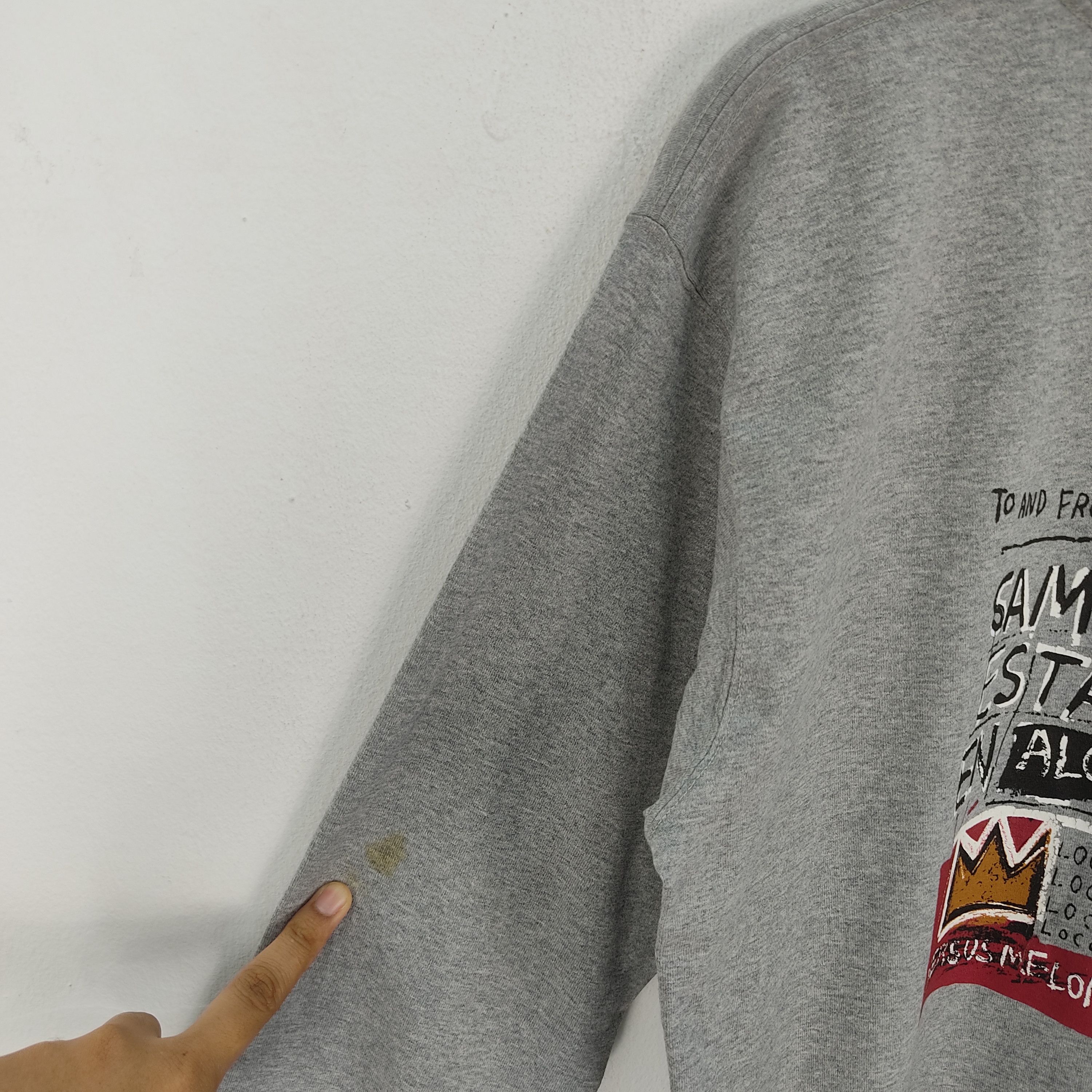 Japanese Brand Vintage Jean Michel Basquiat Long Sleeve T Shirt Size US M / EU 48-50 / 2 - 6 Thumbnail