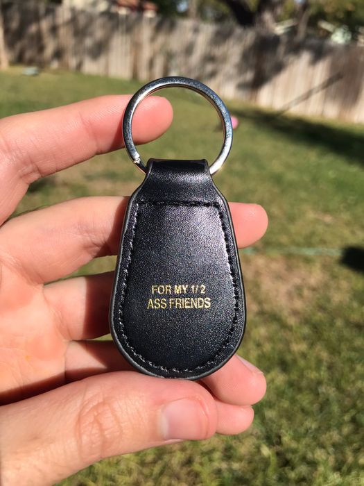 Supreme Supreme Enamel Leather Keychain