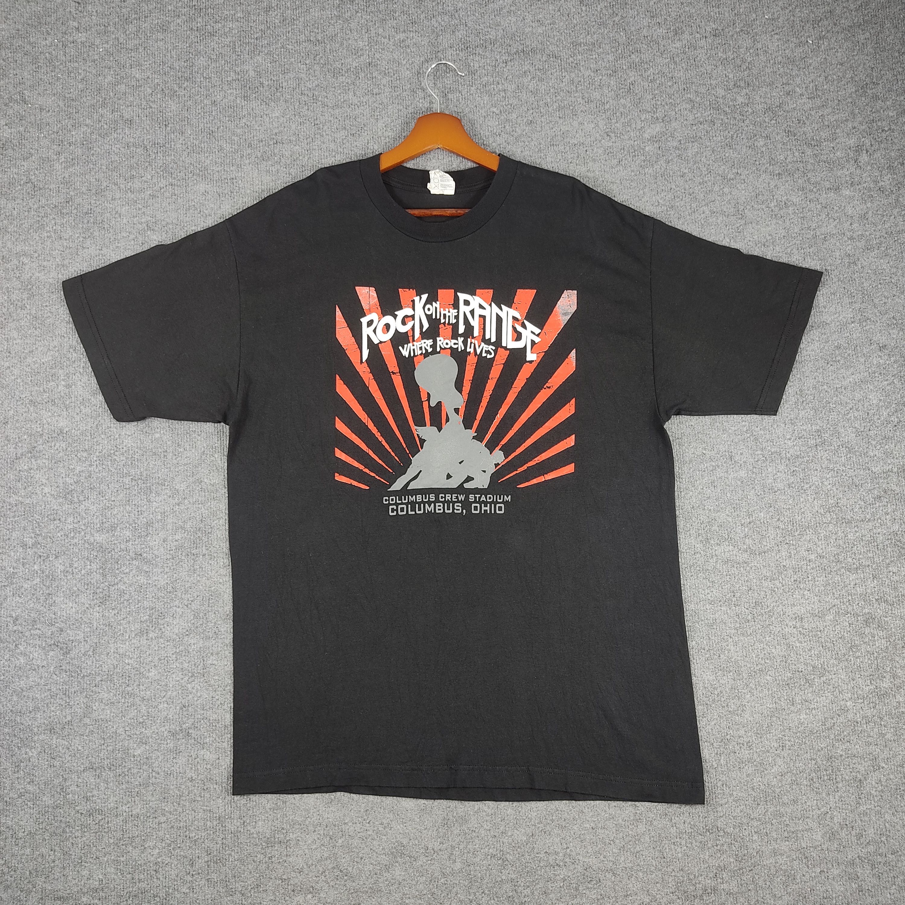 Band Tees Rock On The Range T Shirt Band Tour Size US XL / EU 56 / 4 - 2 Thumbnail