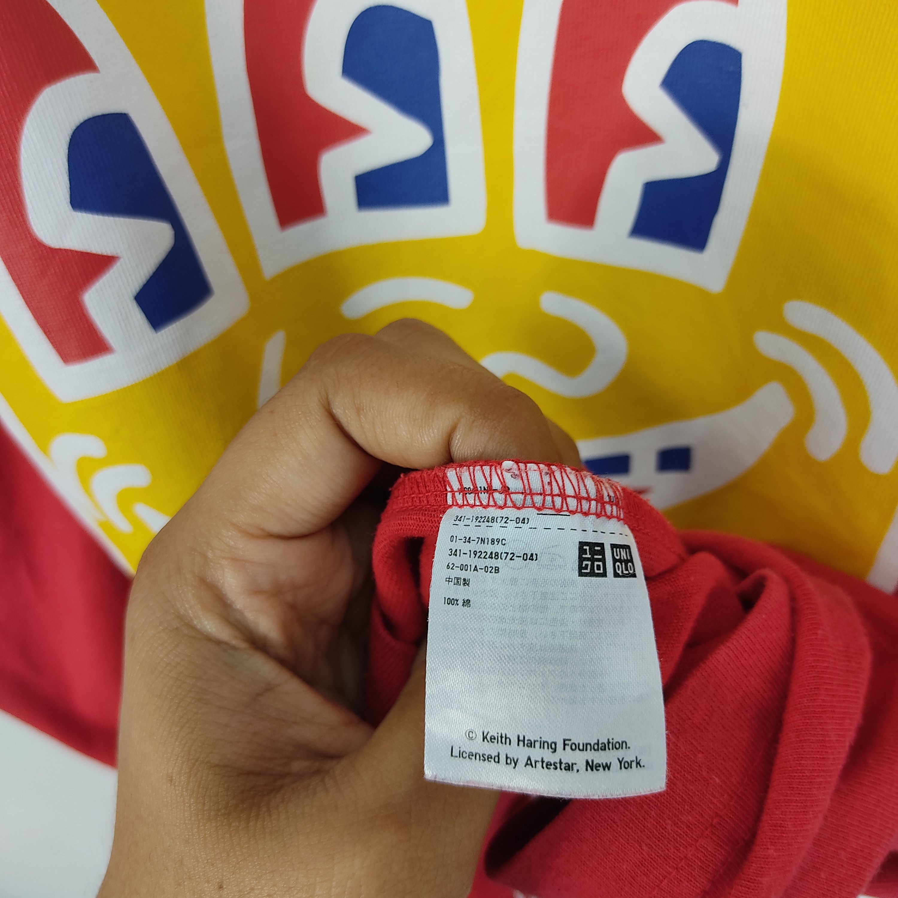 Japanese Brand × Keith Haring Keith Haring x Uniqlo T Shirt Size US XL / EU 56 / 4 - 9 Thumbnail