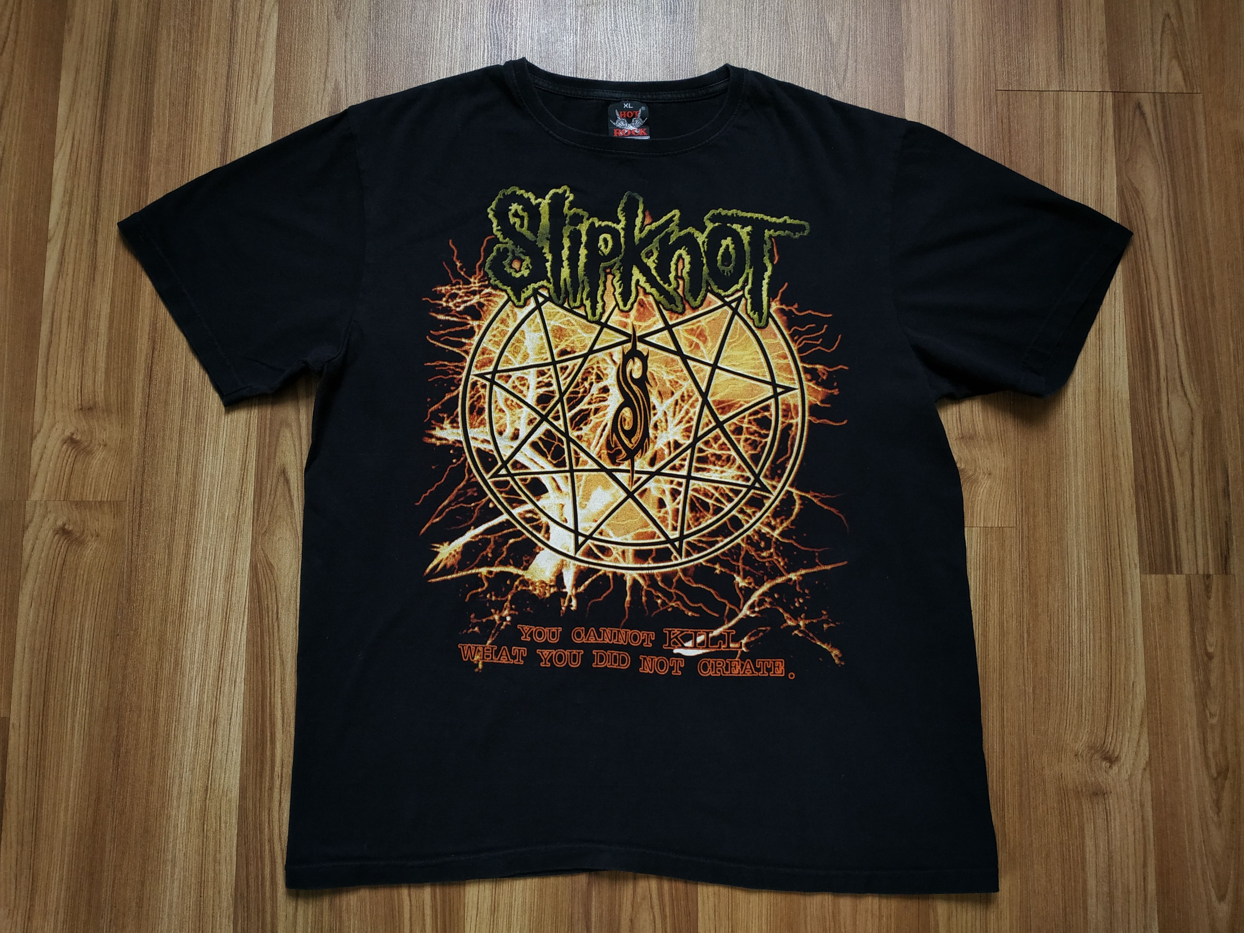 Band Tees Vintage Y2K Slipknot Overprint T Shirt Tee Rammstein Linkin Size US XL / EU 56 / 4 - 1 Thumbnail