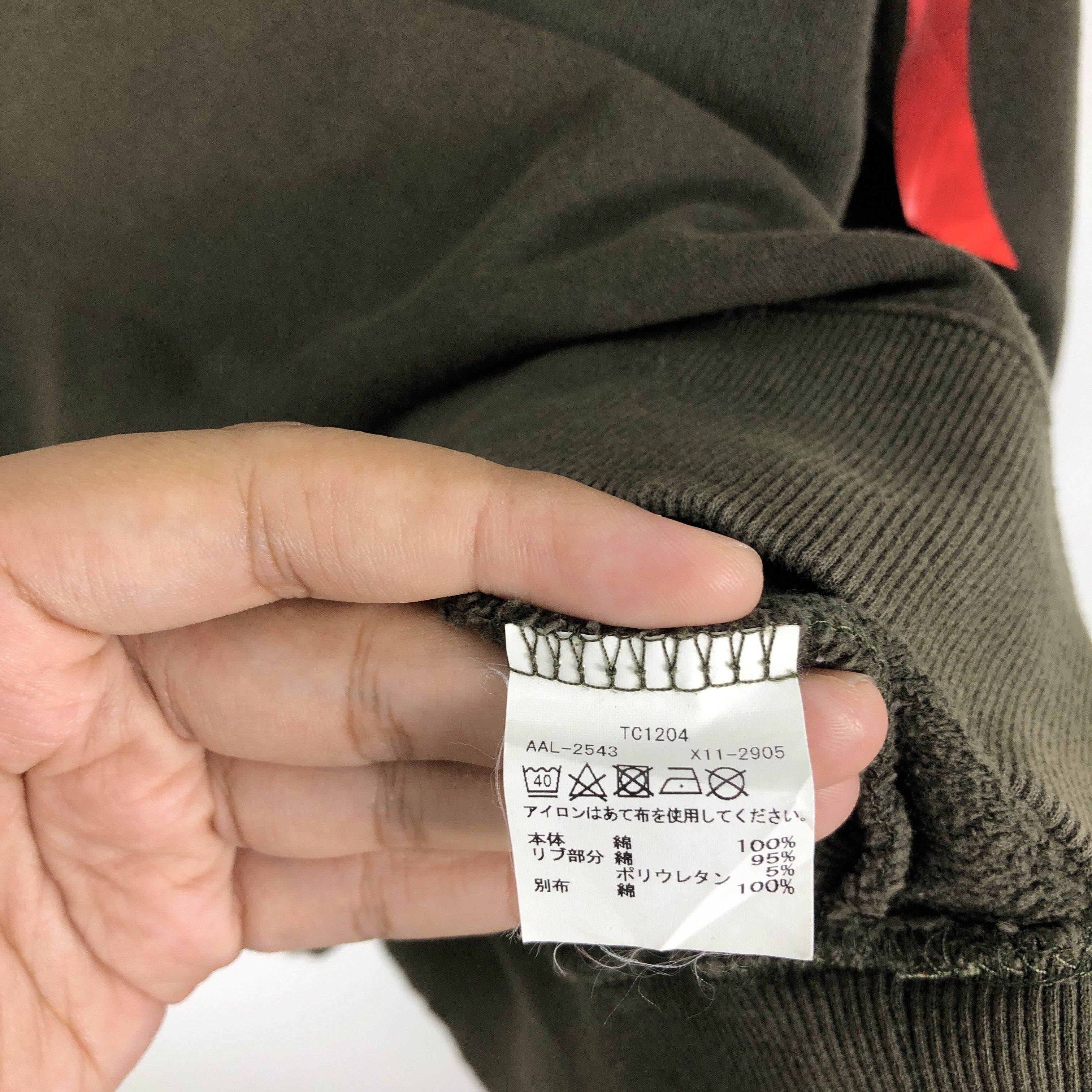 Alpha Industries × Vintage Vintage Alpha Industries Tactical Sweatshirt Size US L / EU 52-54 / 3 - 12 Thumbnail