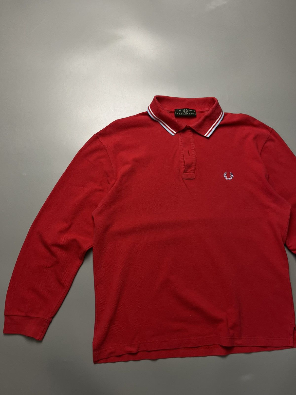 Fred Perry Vintage Fred Perry Longsleeve Polo Shirt Size US S / EU 44-46 / 1 - 3 Thumbnail