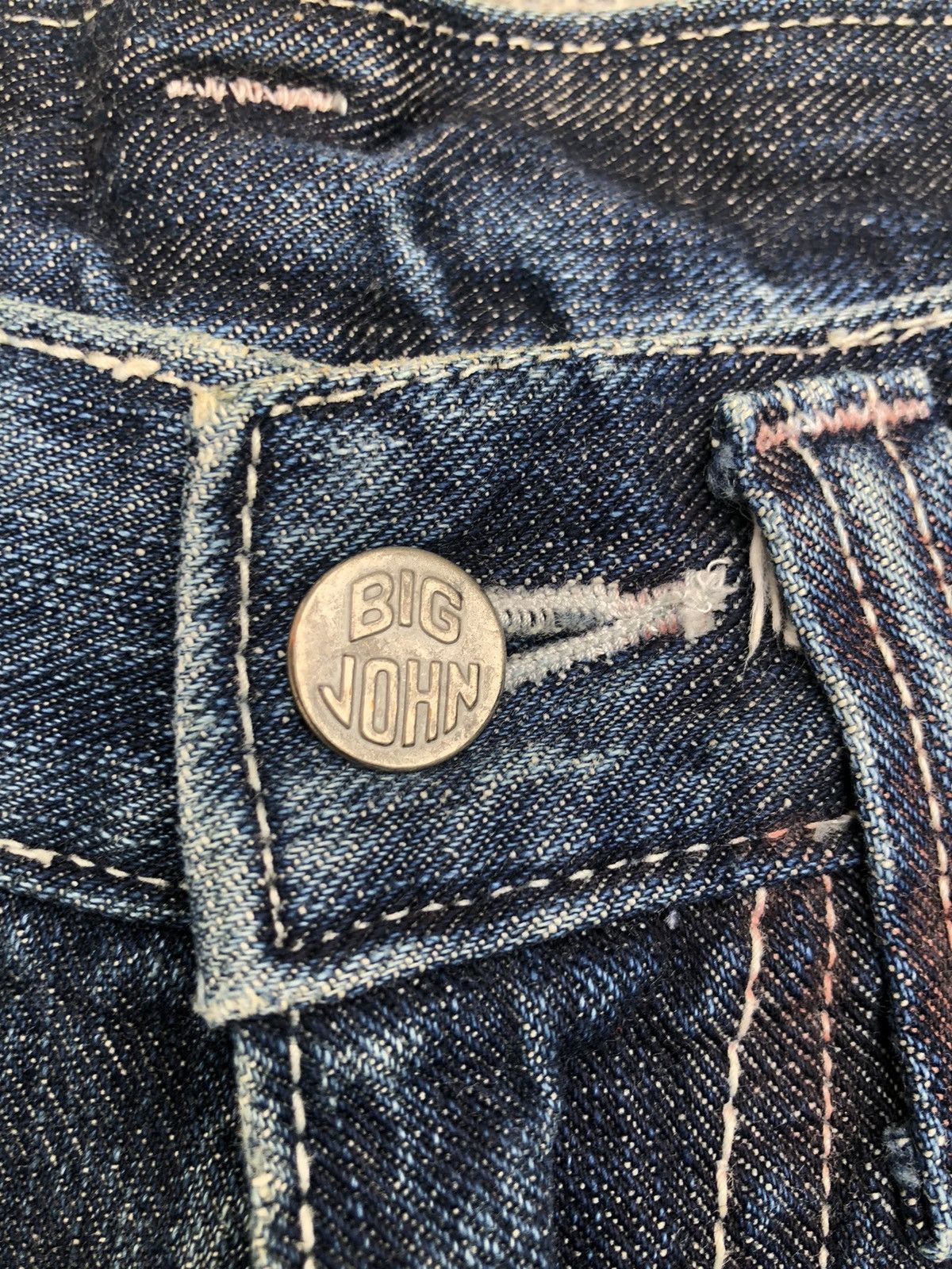 If Six Was Nine Big John Thrashed Ripped denim pants Size US 30 / EU 46 - 6 Thumbnail