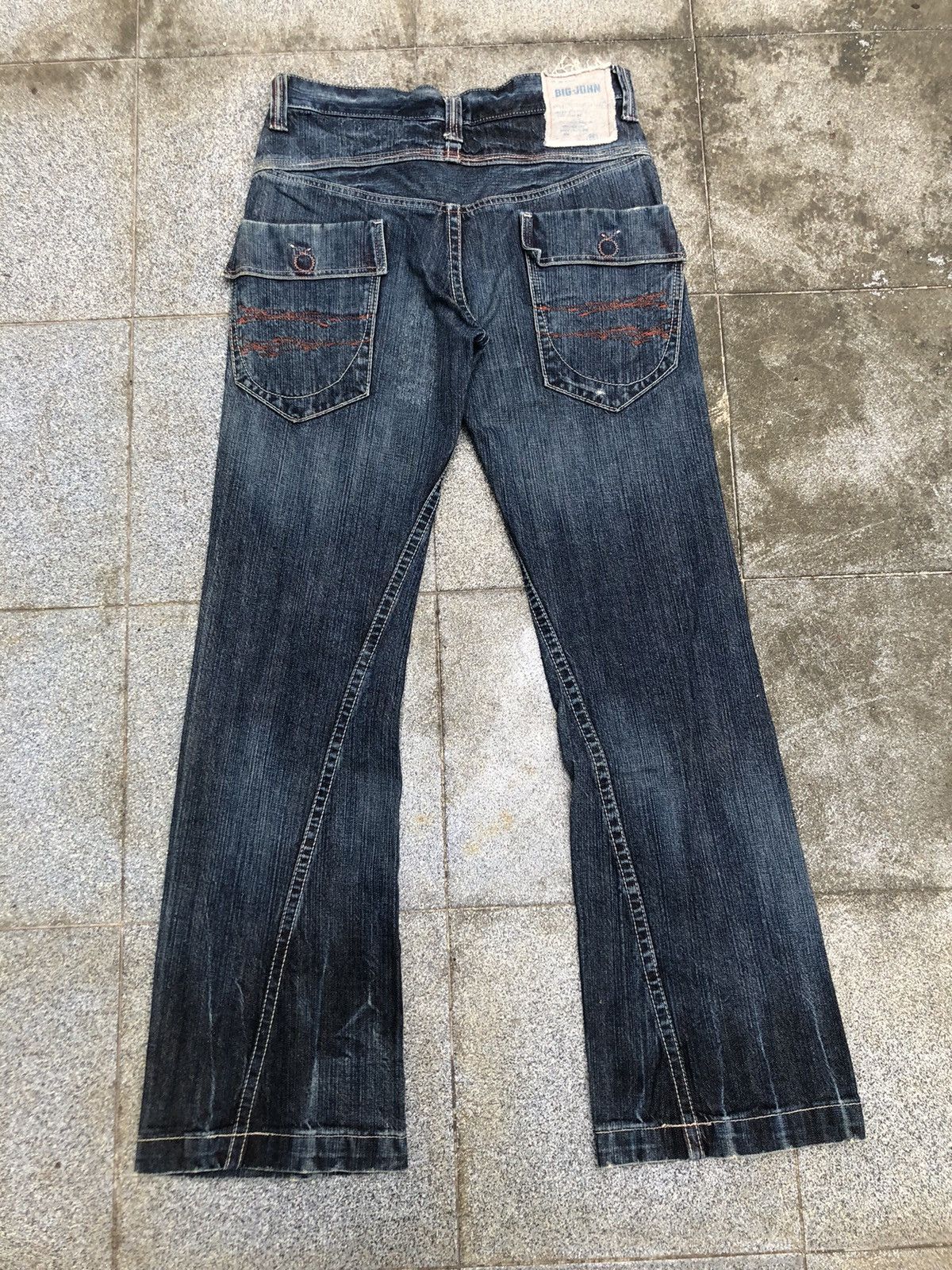 If Six Was Nine Big John Thrashed Ripped denim pants Size US 30 / EU 46 - 3 Thumbnail