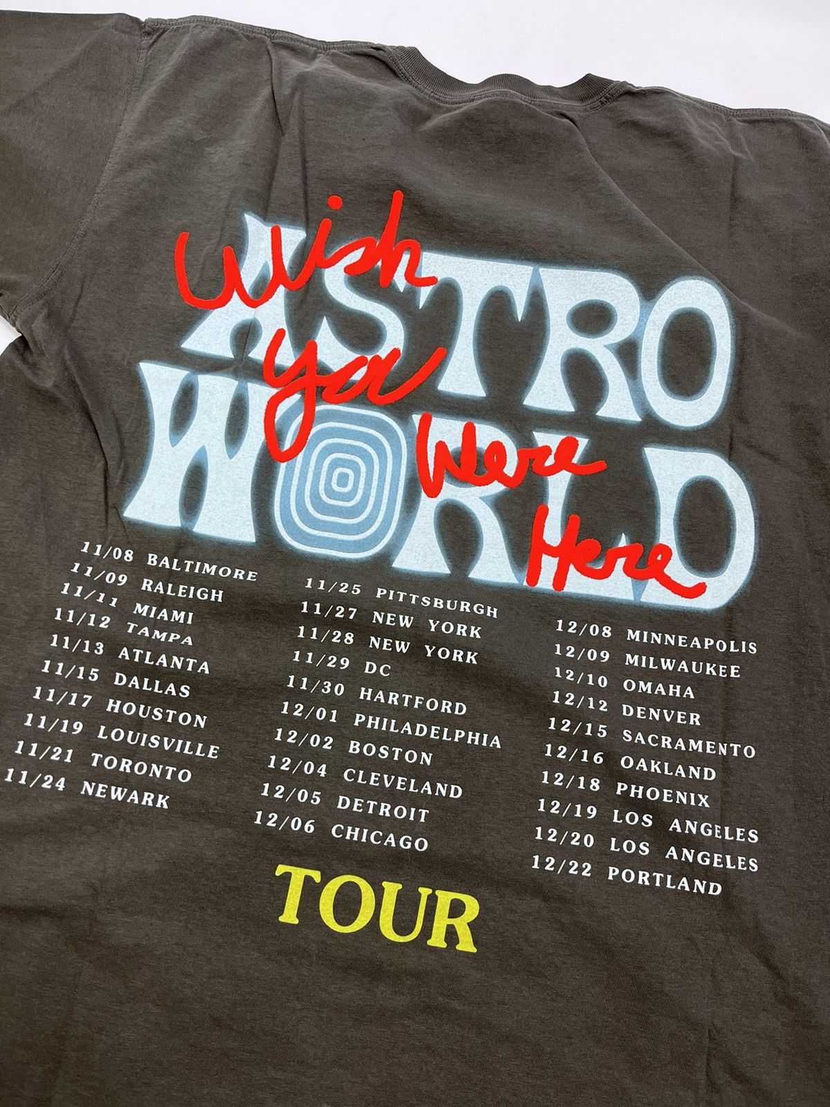 Travis Scott TRAVIS SCOTT ASTRO WORLD TOUR T-SHIRT Size US XL / EU 56 / 4 - 4 Thumbnail