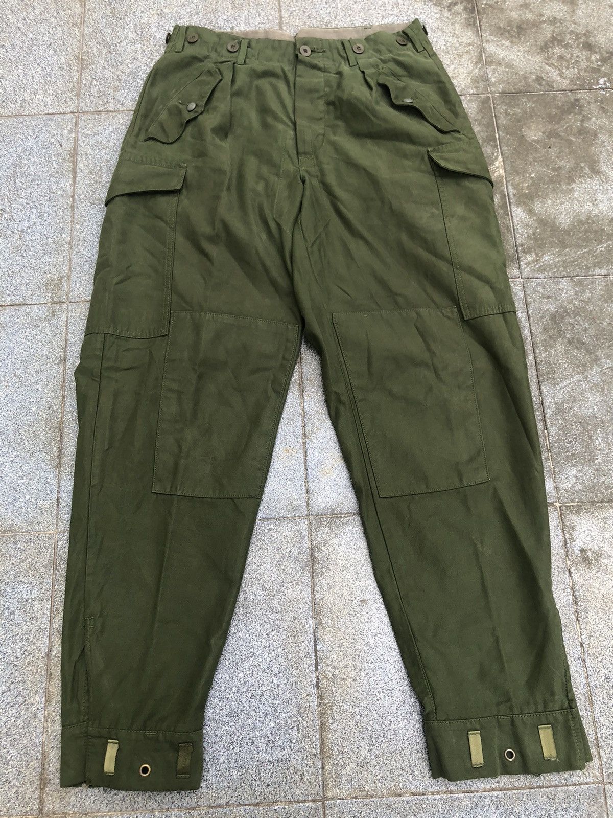 Japanese Brand × Vintage Vintage 80s Swedish Army C46 Tactical Pants Size US 30 / EU 46 - 2 Thumbnail