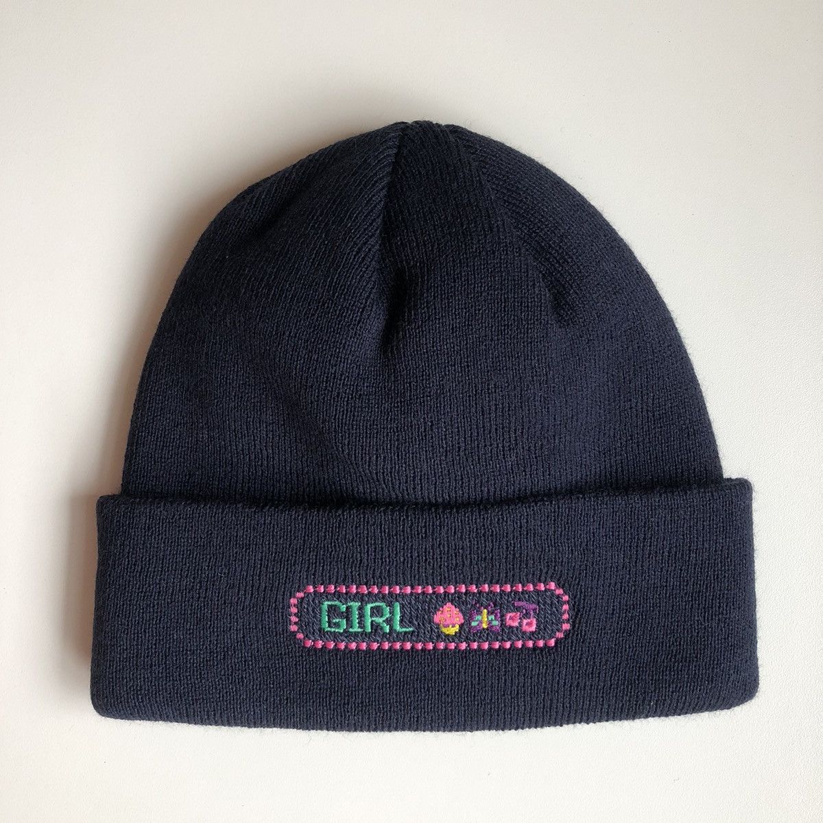Japanese Brand Hello Kitty X GIRL BEANIE - NAVY Size ONE SIZE - 3 Thumbnail