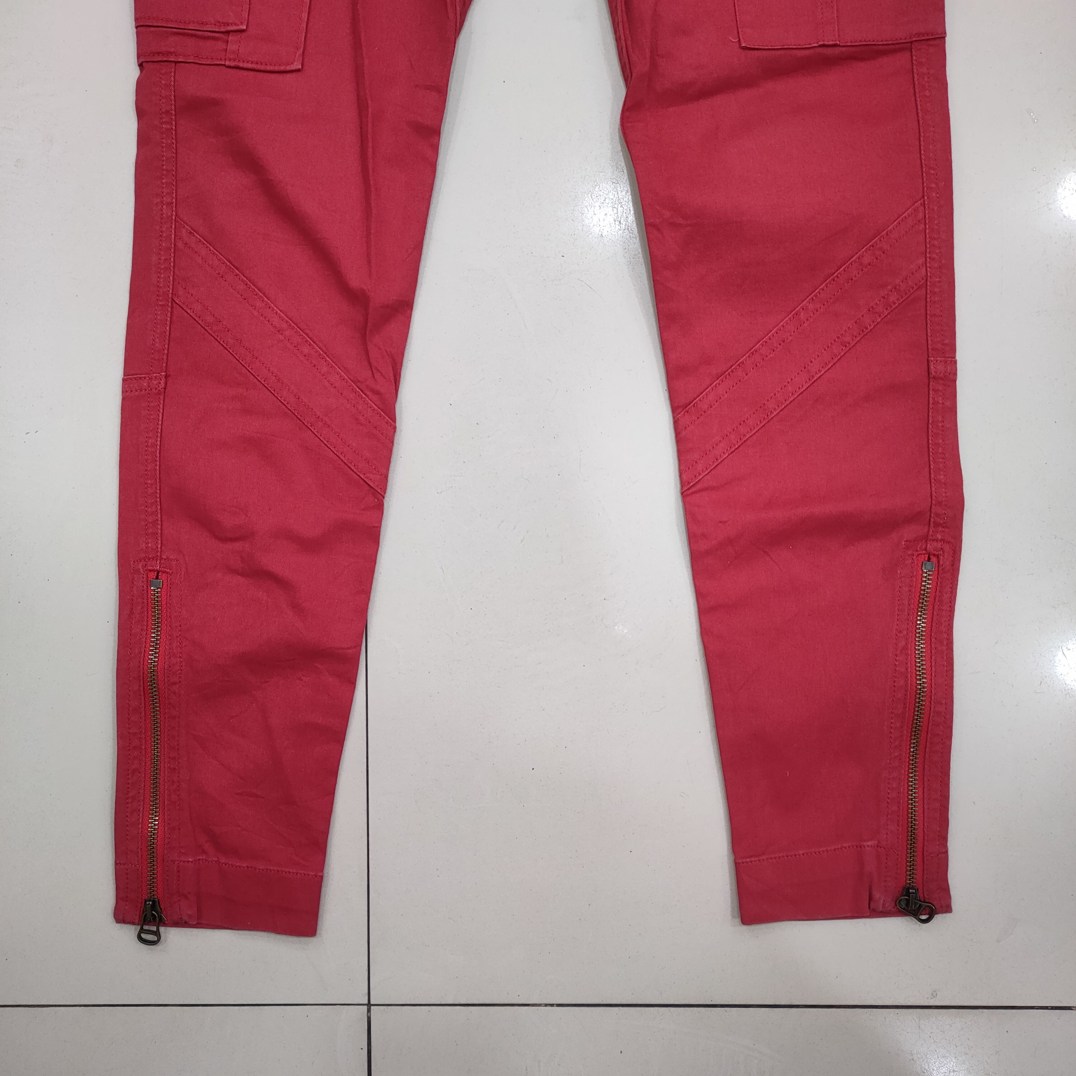 Polo Ralph Lauren POLO RALPH LAUREN FADED RED CARGO PANTS Size US 29 - 3 Thumbnail