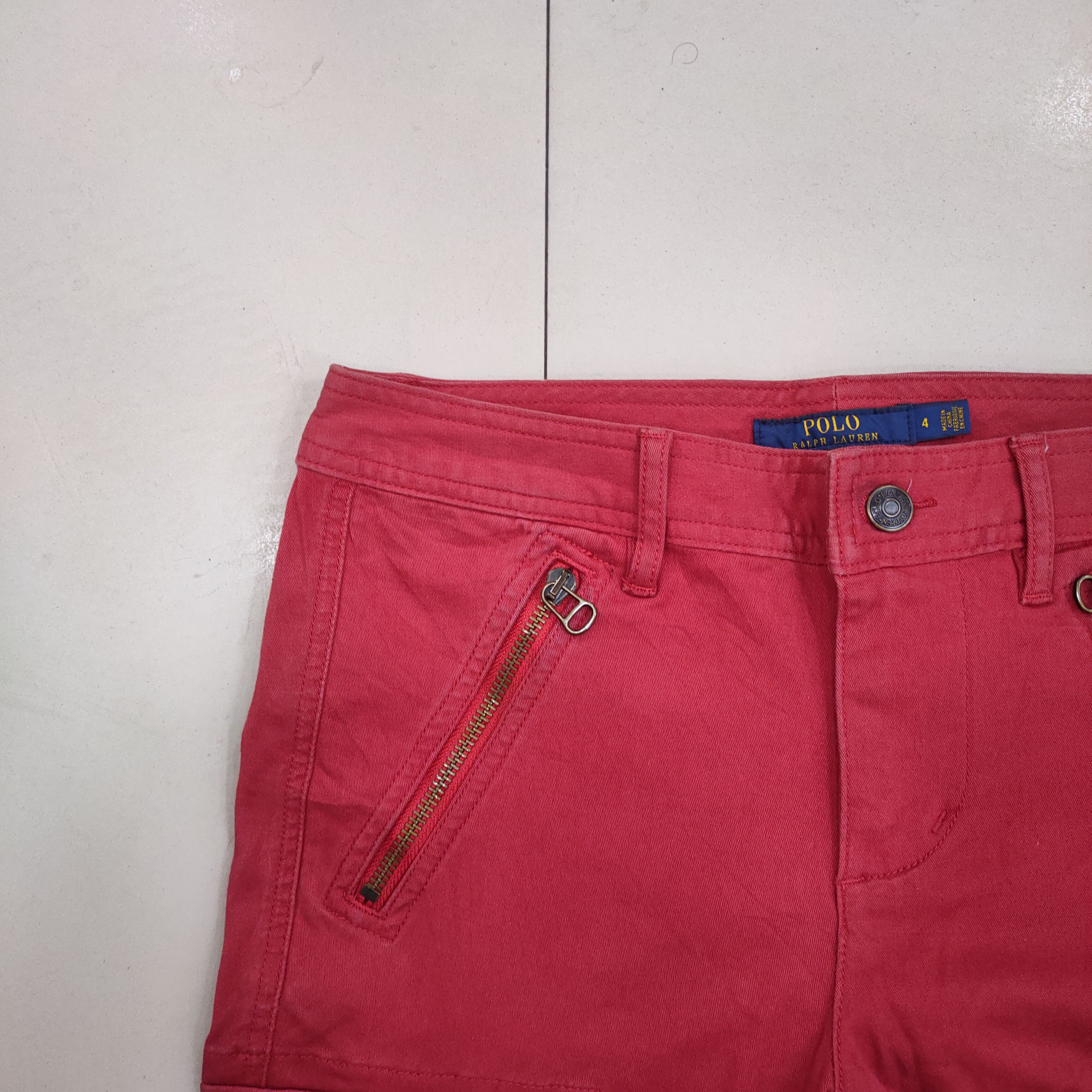 Polo Ralph Lauren POLO RALPH LAUREN FADED RED CARGO PANTS Size US 29 - 5 Thumbnail