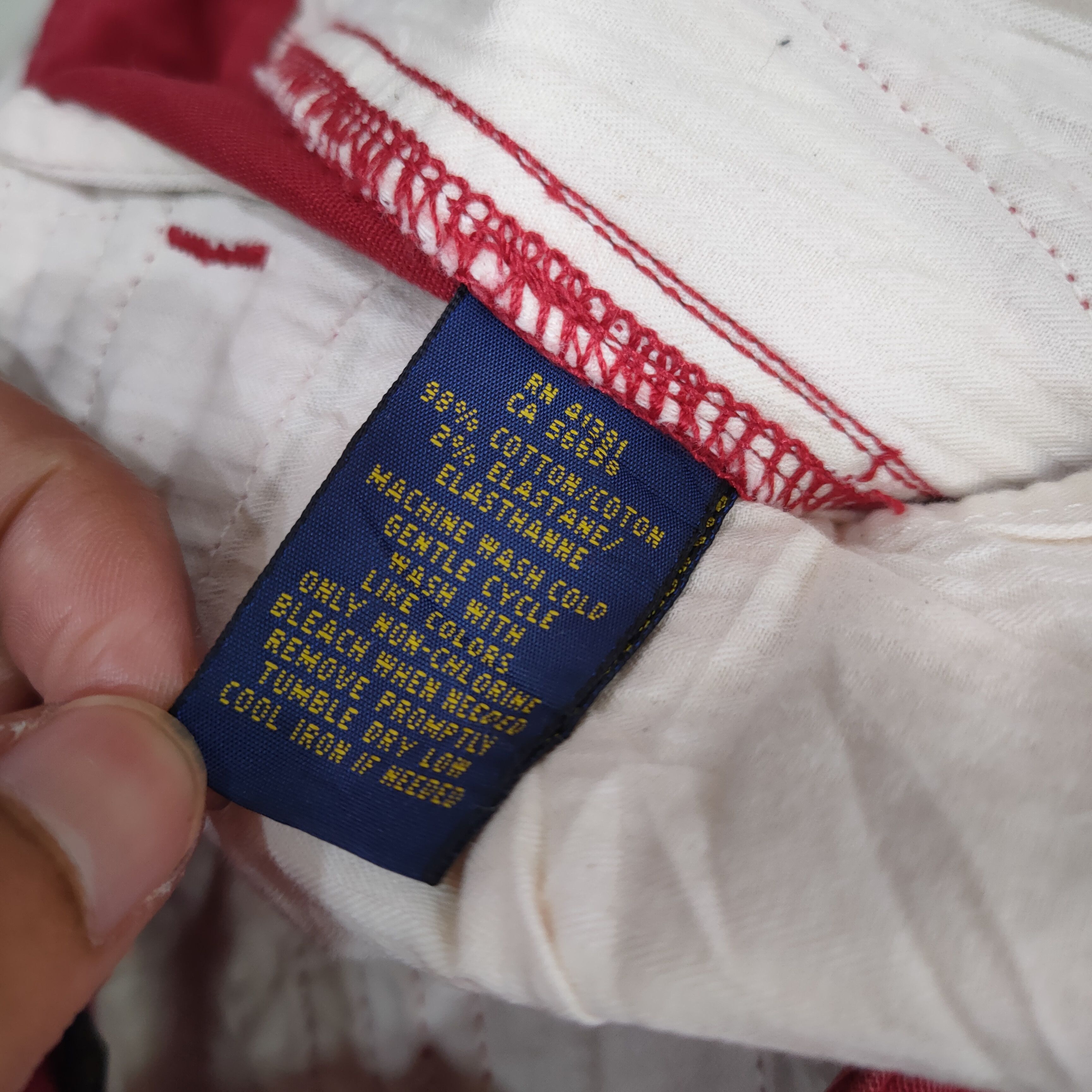 Polo Ralph Lauren POLO RALPH LAUREN FADED RED CARGO PANTS Size US 29 - 15 Thumbnail