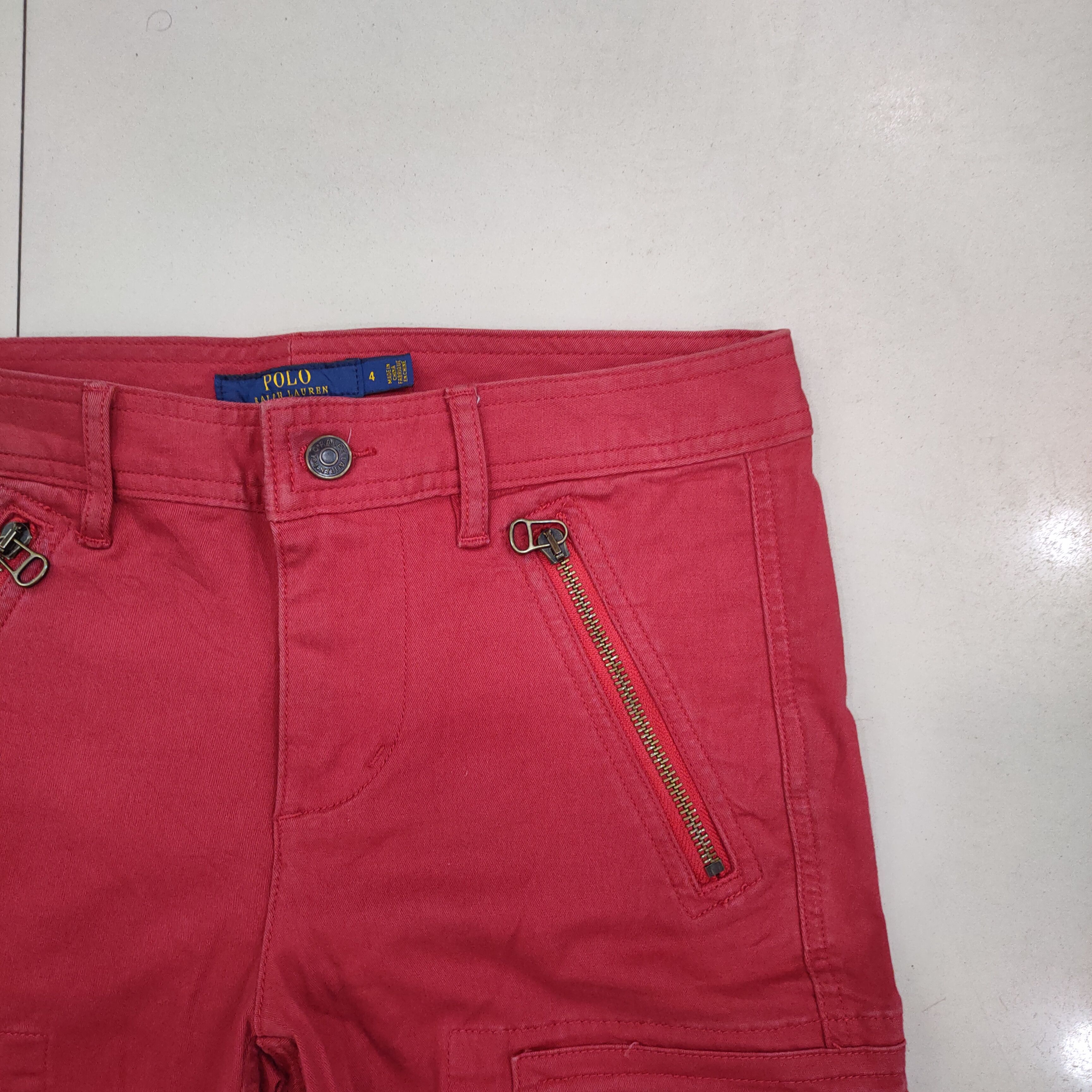 Polo Ralph Lauren POLO RALPH LAUREN FADED RED CARGO PANTS Size US 29 - 6 Thumbnail