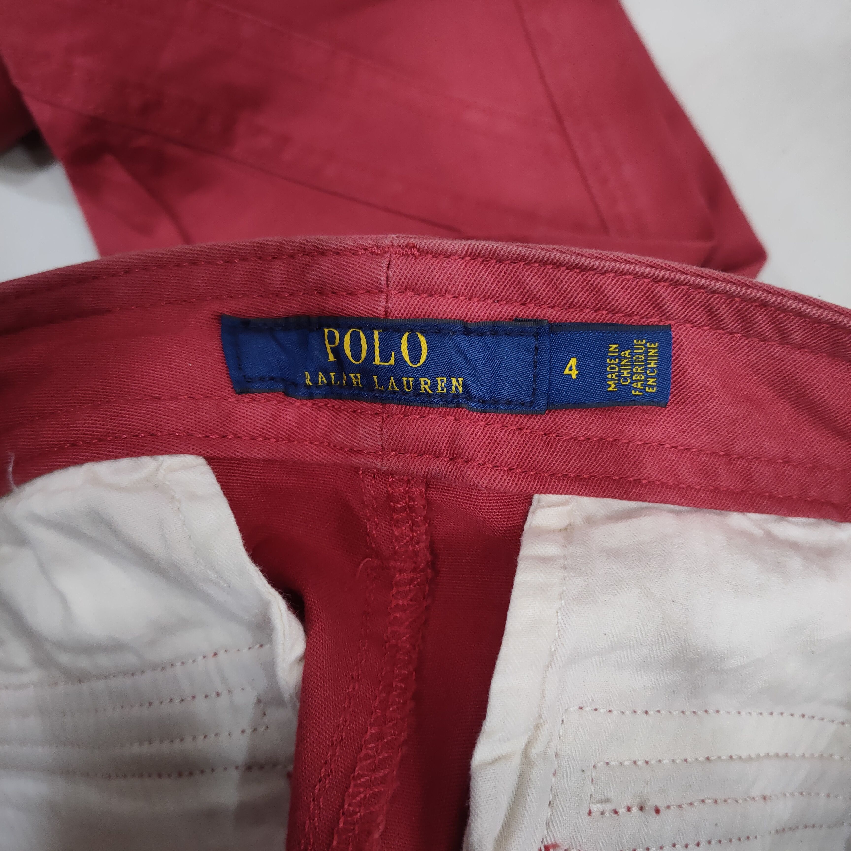 Polo Ralph Lauren POLO RALPH LAUREN FADED RED CARGO PANTS Size US 29 - 14 Thumbnail