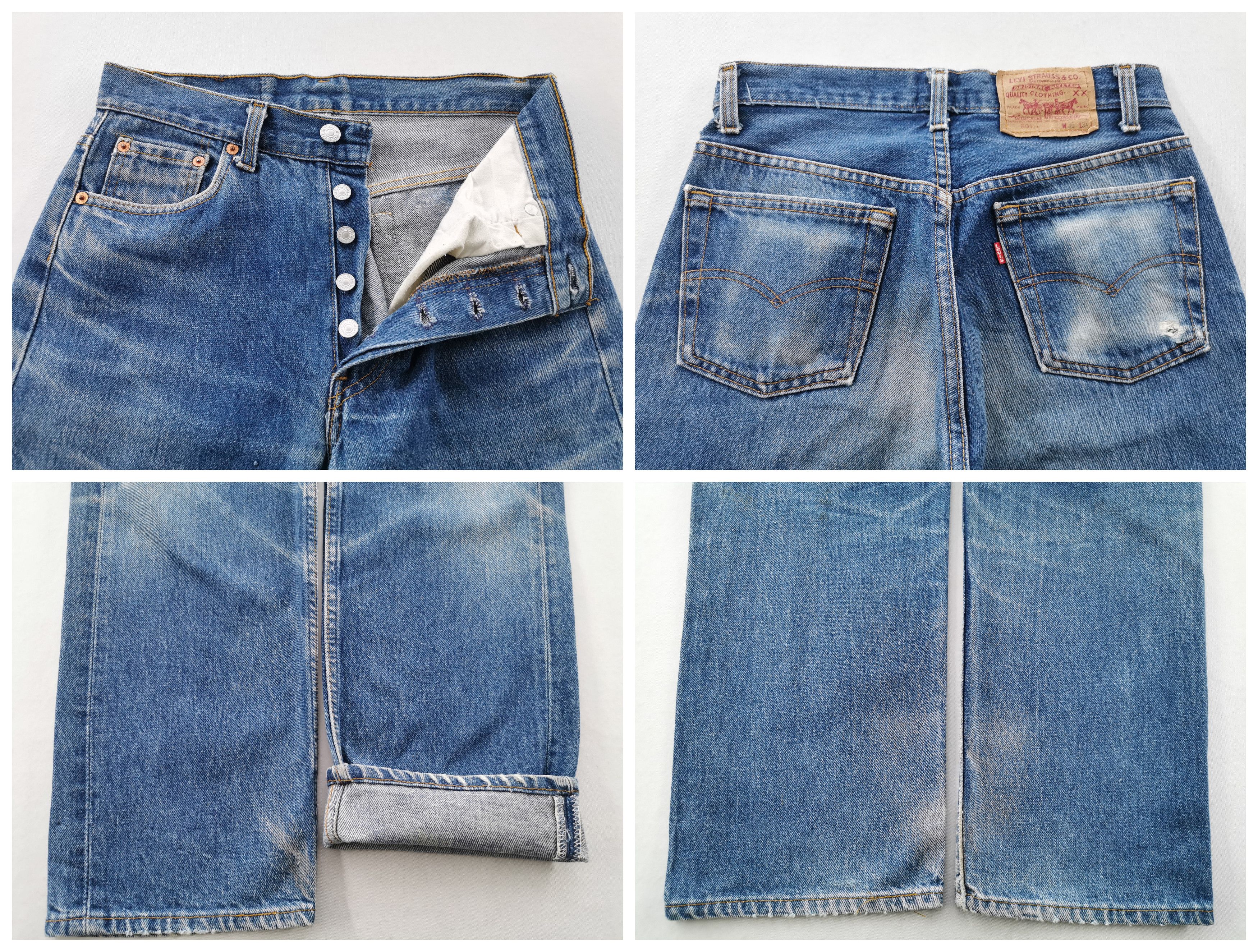 Levi's Levis Lot 501 Big E Selvedge Denim Made In USA Size 29 Size US 29 - 8 Thumbnail