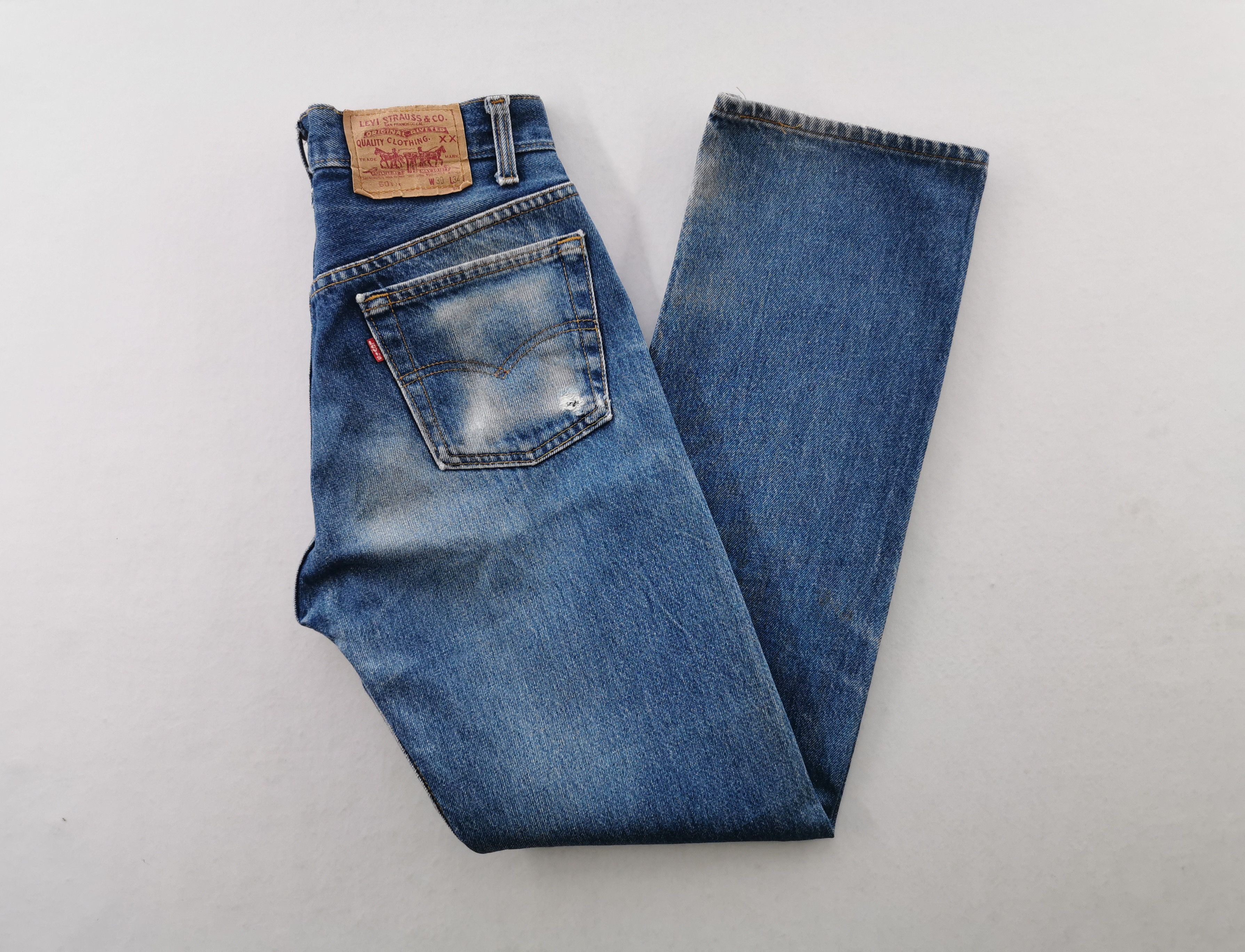 Levi's Levis Lot 501 Big E Selvedge Denim Made In USA Size 29 Size US 29 - 1 Thumbnail