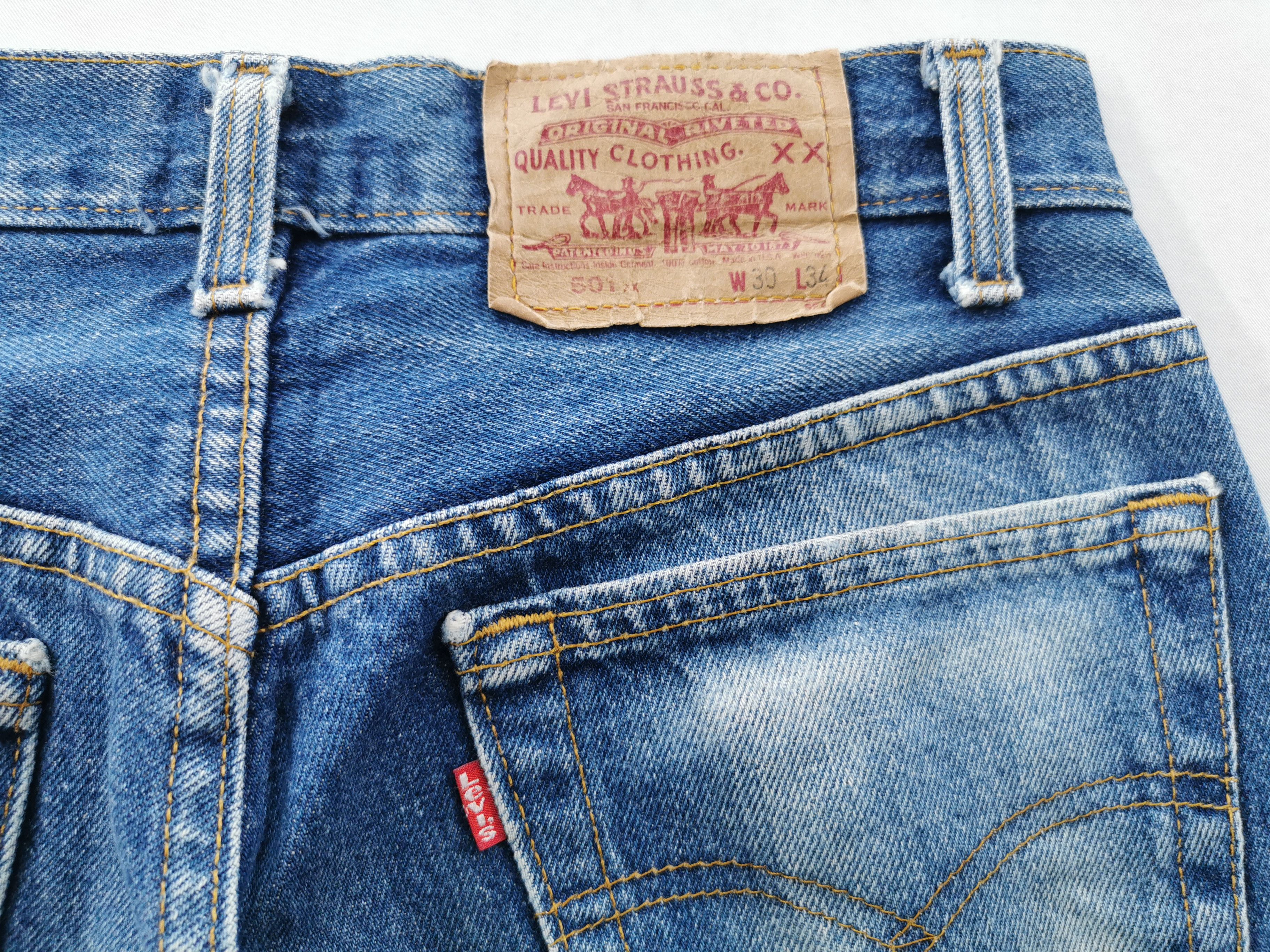 Levi's Levis Lot 501 Big E Selvedge Denim Made In USA Size 29 Size US 29 - 7 Thumbnail