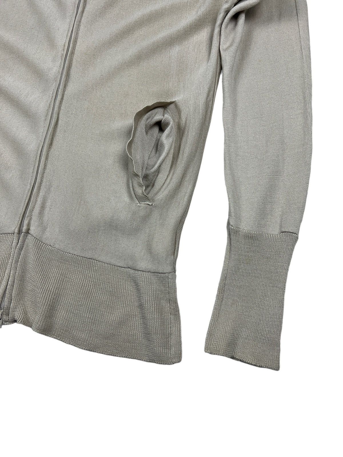 Yohji Yamamoto Vintage Yohji Yamamoto SS90 Cashmere Zipper Gorpcore Hoodie Size US M / EU 48-50 / 2 - 3 Thumbnail