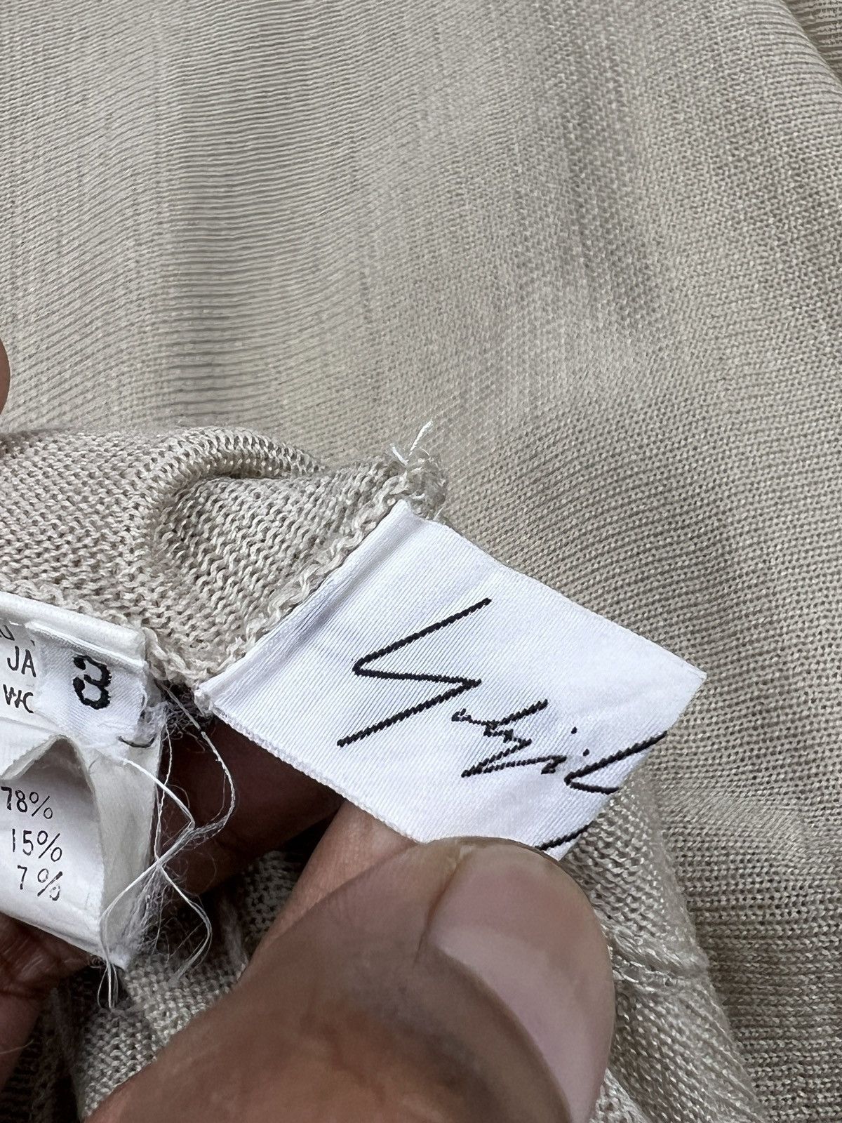 Yohji Yamamoto Vintage Yohji Yamamoto SS90 Cashmere Zipper Gorpcore Hoodie Size US M / EU 48-50 / 2 - 14 Thumbnail