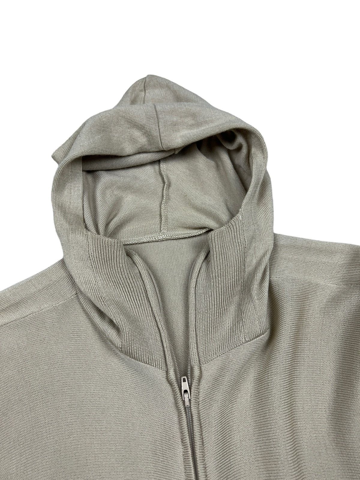 Yohji Yamamoto Vintage Yohji Yamamoto SS90 Cashmere Zipper Gorpcore Hoodie Size US M / EU 48-50 / 2 - 7 Thumbnail