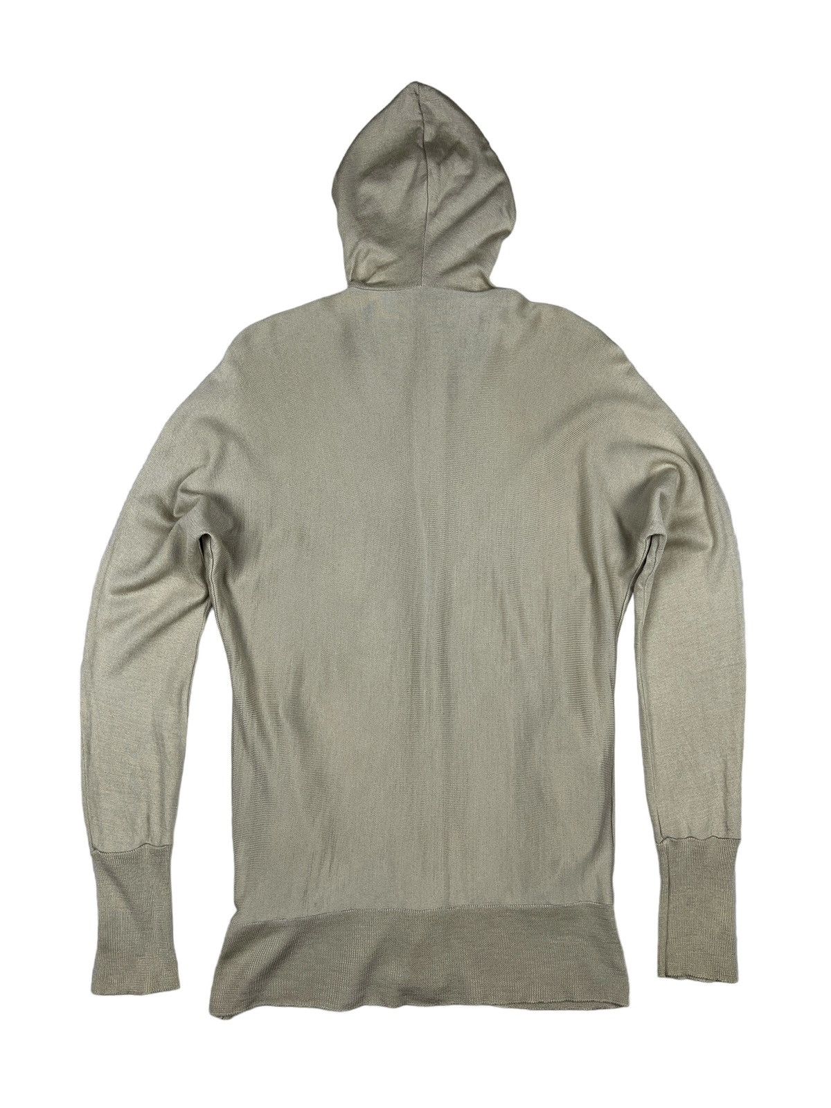 Yohji Yamamoto Vintage Yohji Yamamoto SS90 Cashmere Zipper Gorpcore Hoodie Size US M / EU 48-50 / 2 - 2 Thumbnail