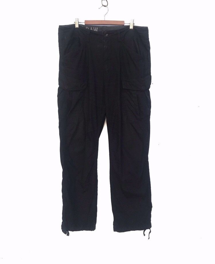 image of G Star Raw Original Cargo Pants in Black, Men's (Size 37)