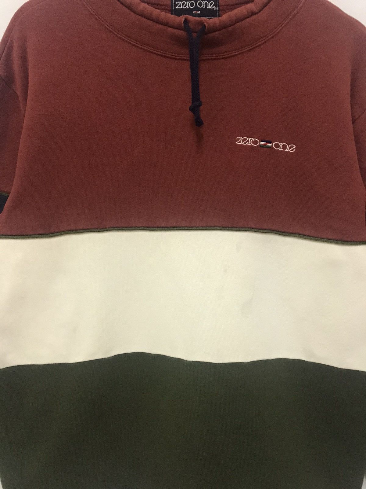 Japanese Brand 90s Vintage ZERO ONE Sweatshirts Jumper Size US M / EU 48-50 / 2 - 3 Thumbnail